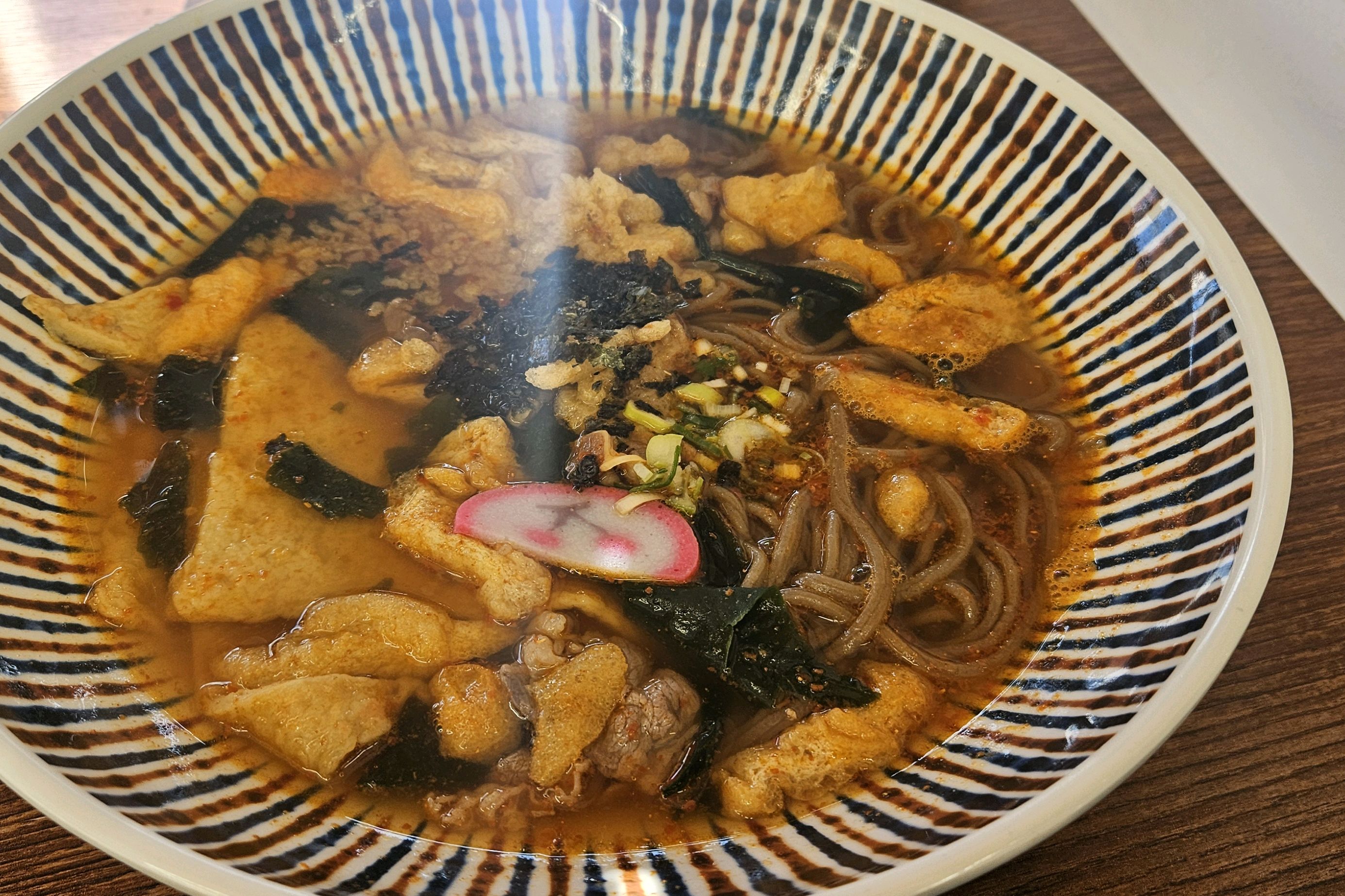 매콤한우육모밀+밥 - 이천 맛집 삼동소바 이천점