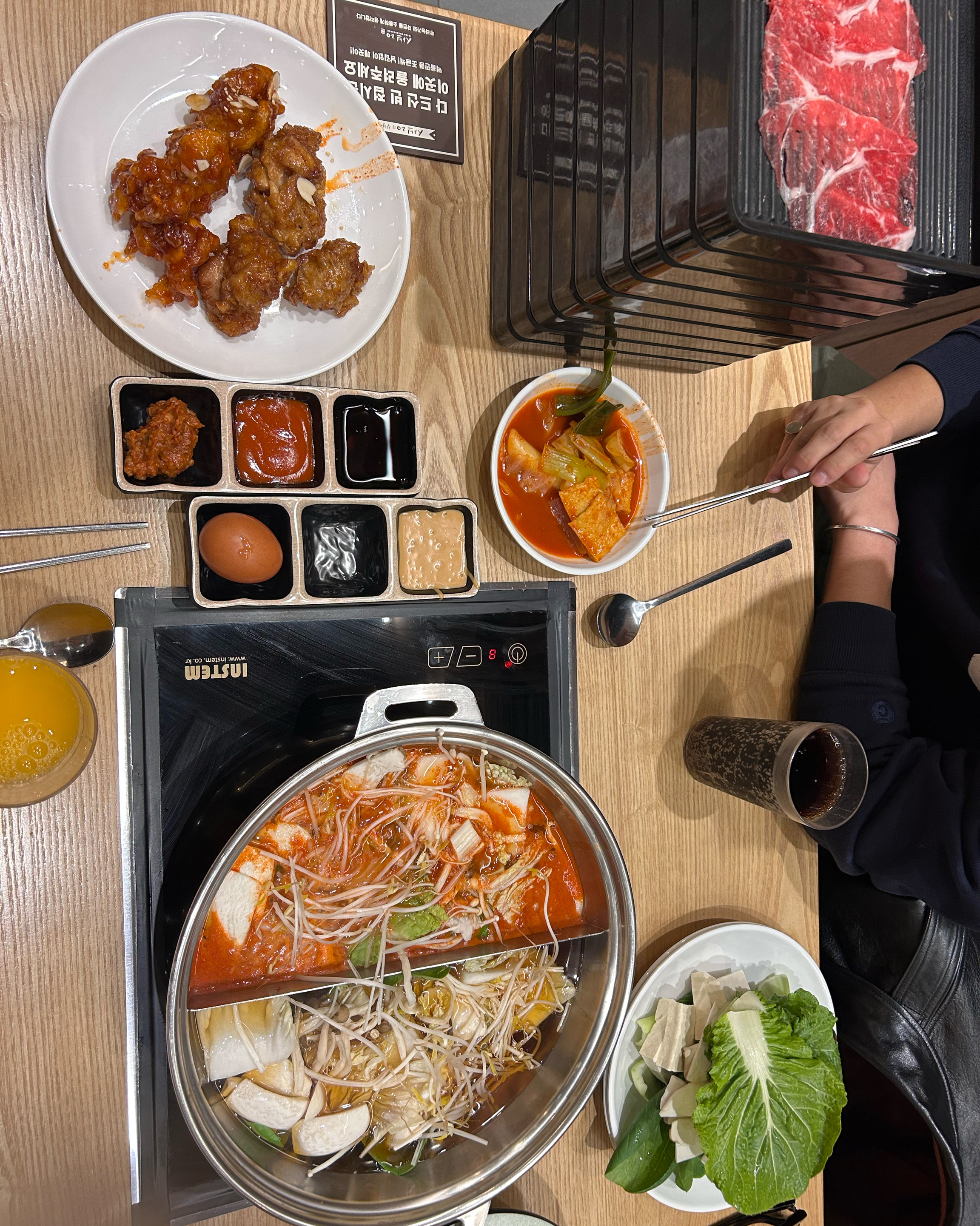 매장 깨끗하고 좋았어요 - 칠곡 읍내동 맛집 샤브20 칠곡점