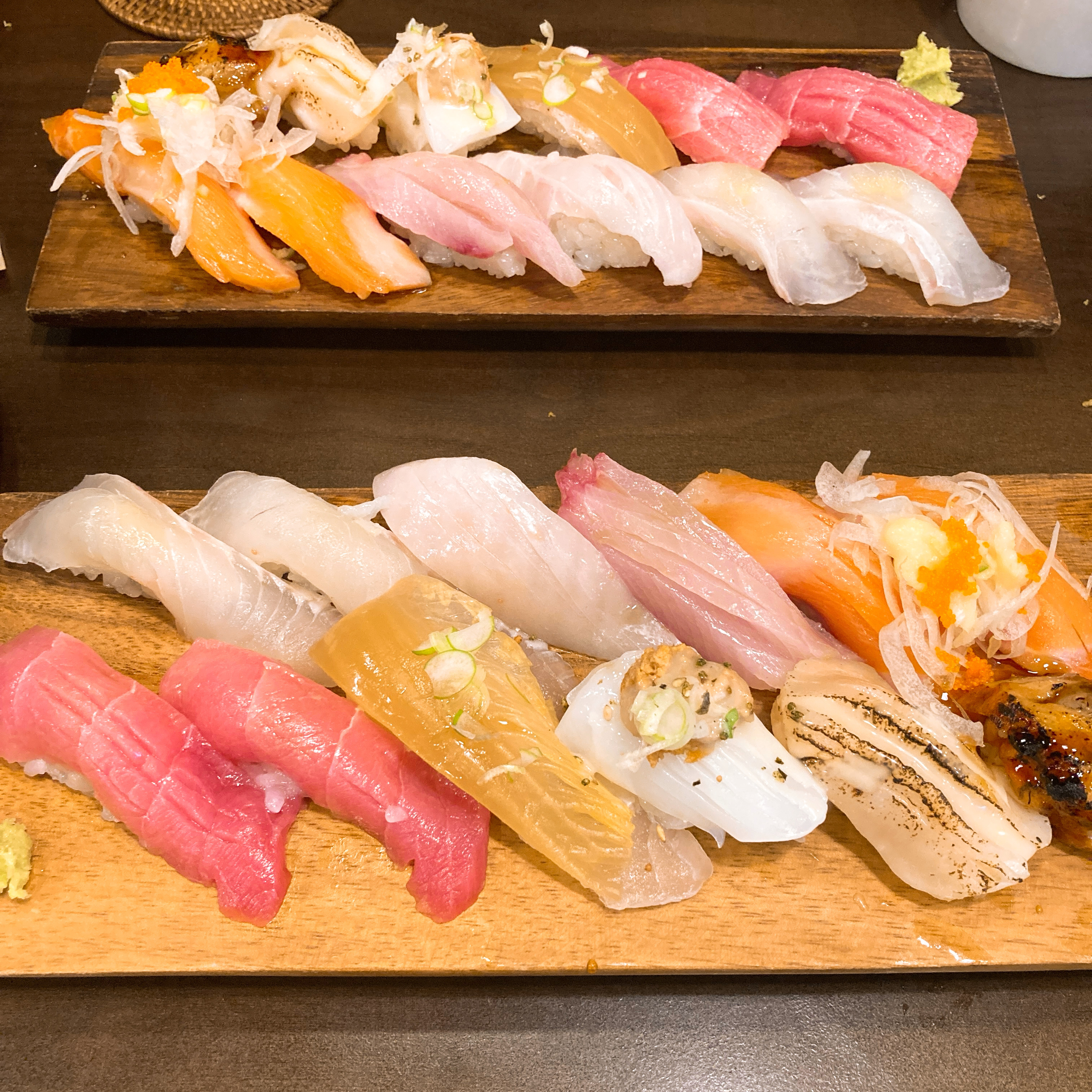 Daonsushi, a famous fried king shrimp restaurant in Sinseol-dong