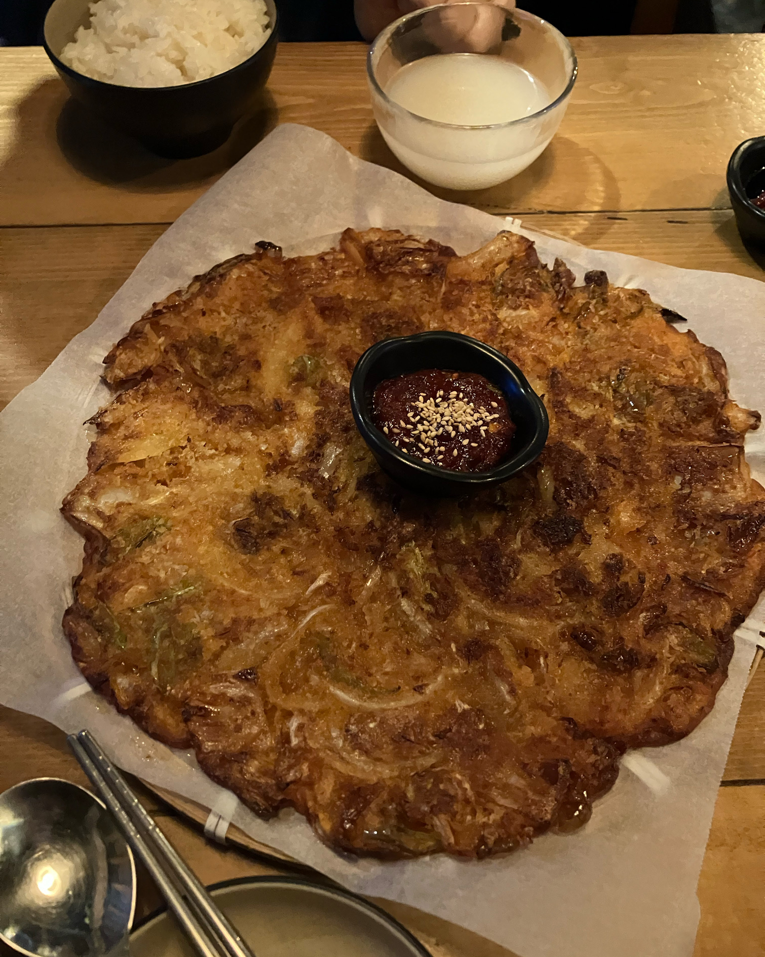 Hanyang University Station Gamjajeon Makgeolli Restaurant Owl Mountain Hanyang University Branch