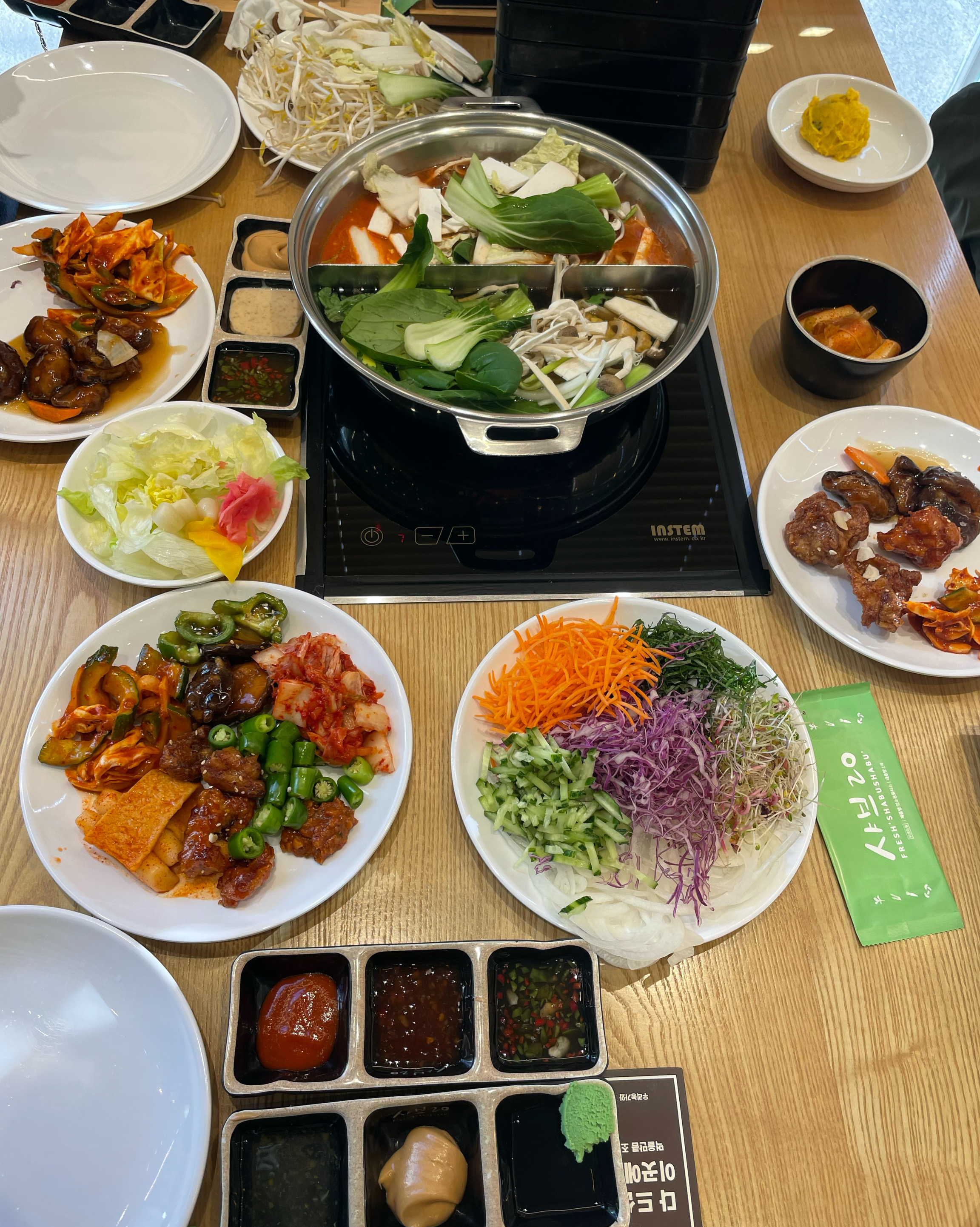 버섯탕수 너무 맛있어요~~ 고기 실컷 먹을수 있어 좋습니다 - 칠곡 읍내동 맛집 샤브20 칠곡점