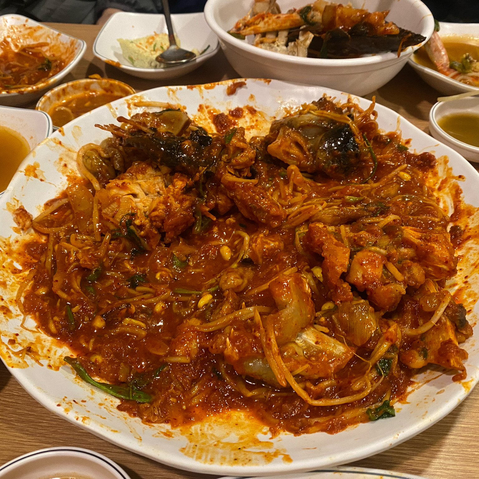 Janghanpyeong Station Steamed Seafood Jangan-dong Mukkebi Soy Sauce Marinated Seafood Agoo Steamed