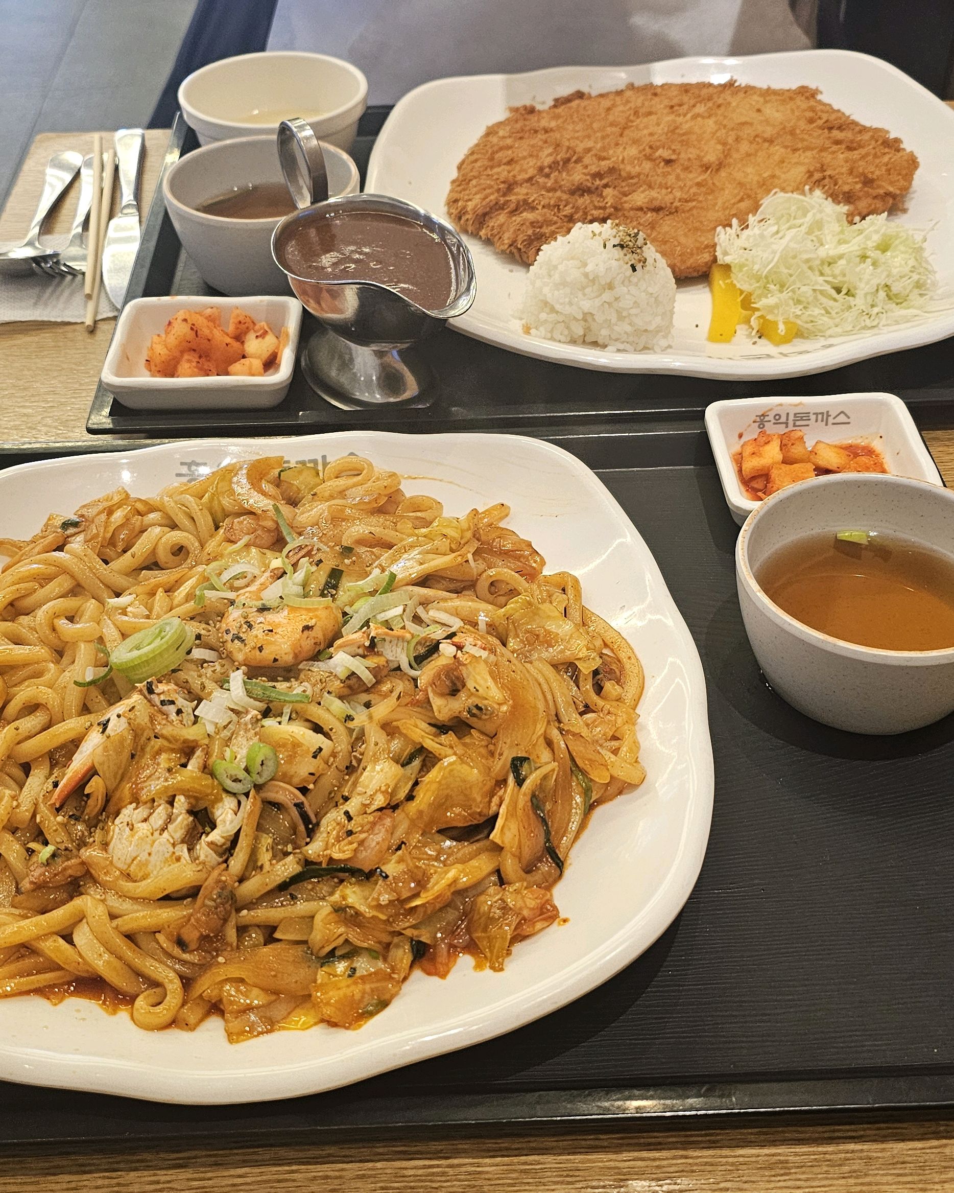 돈까스 진심맛있어요👍🏻👍🏻👍🏻 - 울산 매곡 맛집 홍익돈까스 울산매곡점