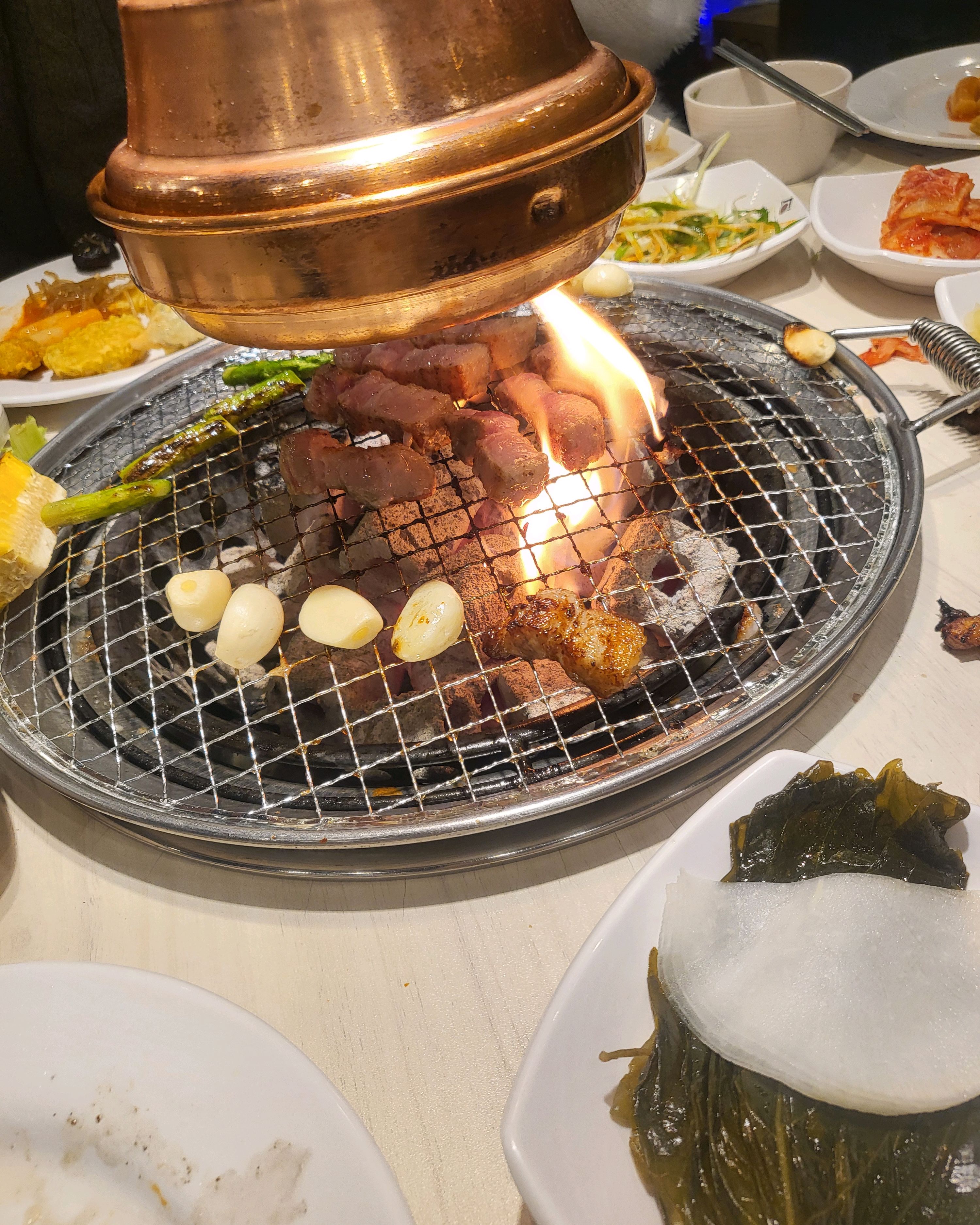 고기 맛있들어오들어오더라구요 입구쪽 바람이 많이 들어오더라구요 - 고척 맛집 명륜진사갈비 서울고척점