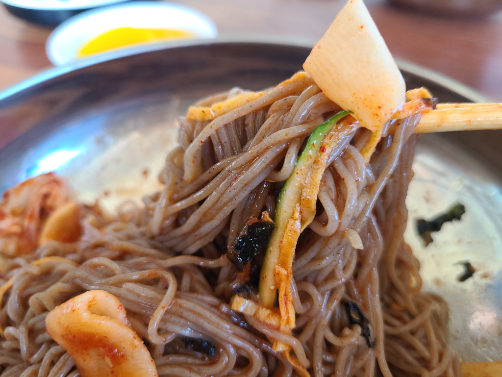 [여수 맛집 메밀빛 초계국수막국수양평해장국 돌산본점] 직접 가본 로컬 리뷰