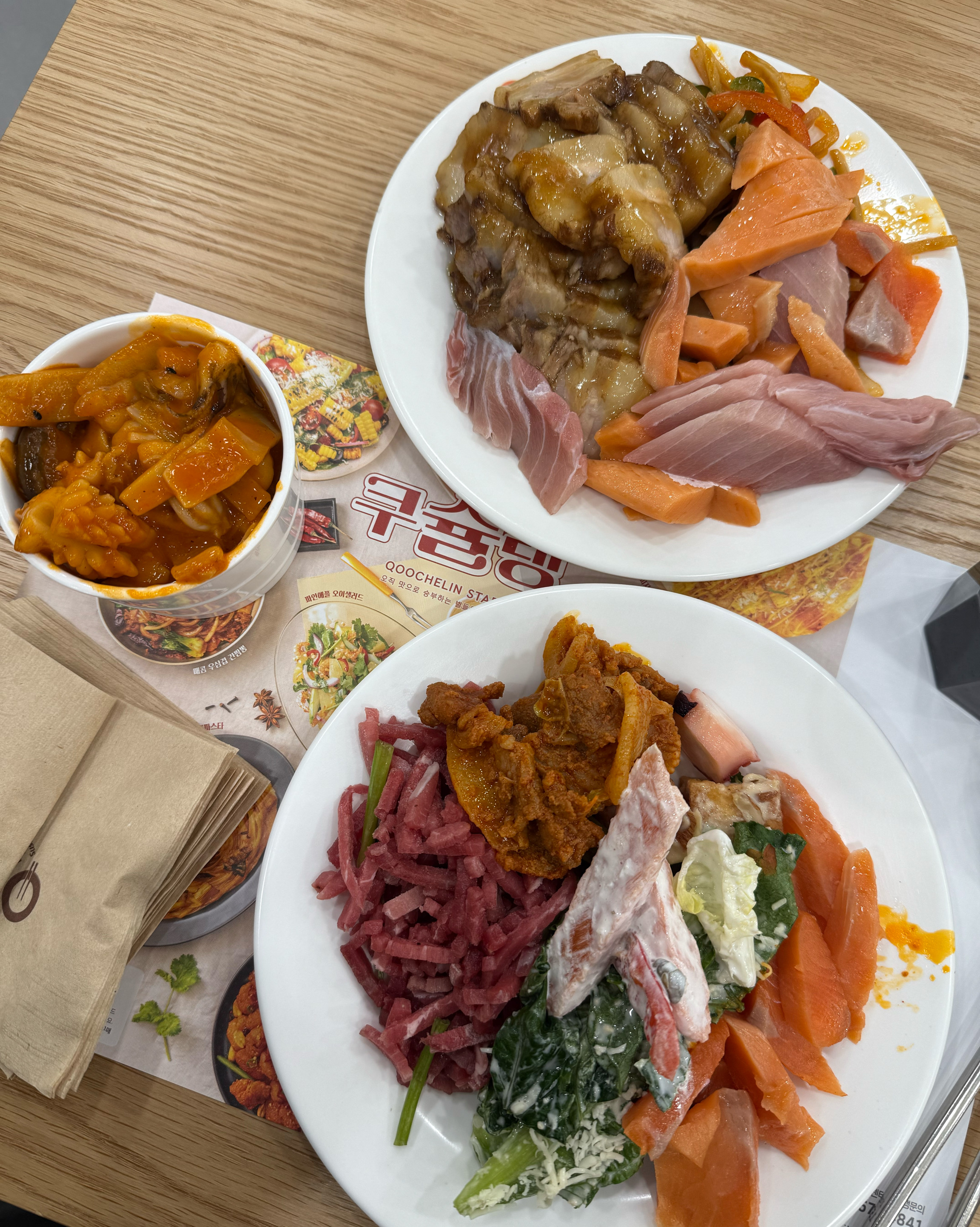 리뉴얼 전후로 달라진게 뭐지? 앙쿠르트 수프 하나 달라진듯 - 이천 맛집 추천 쿠우쿠우 이천점
