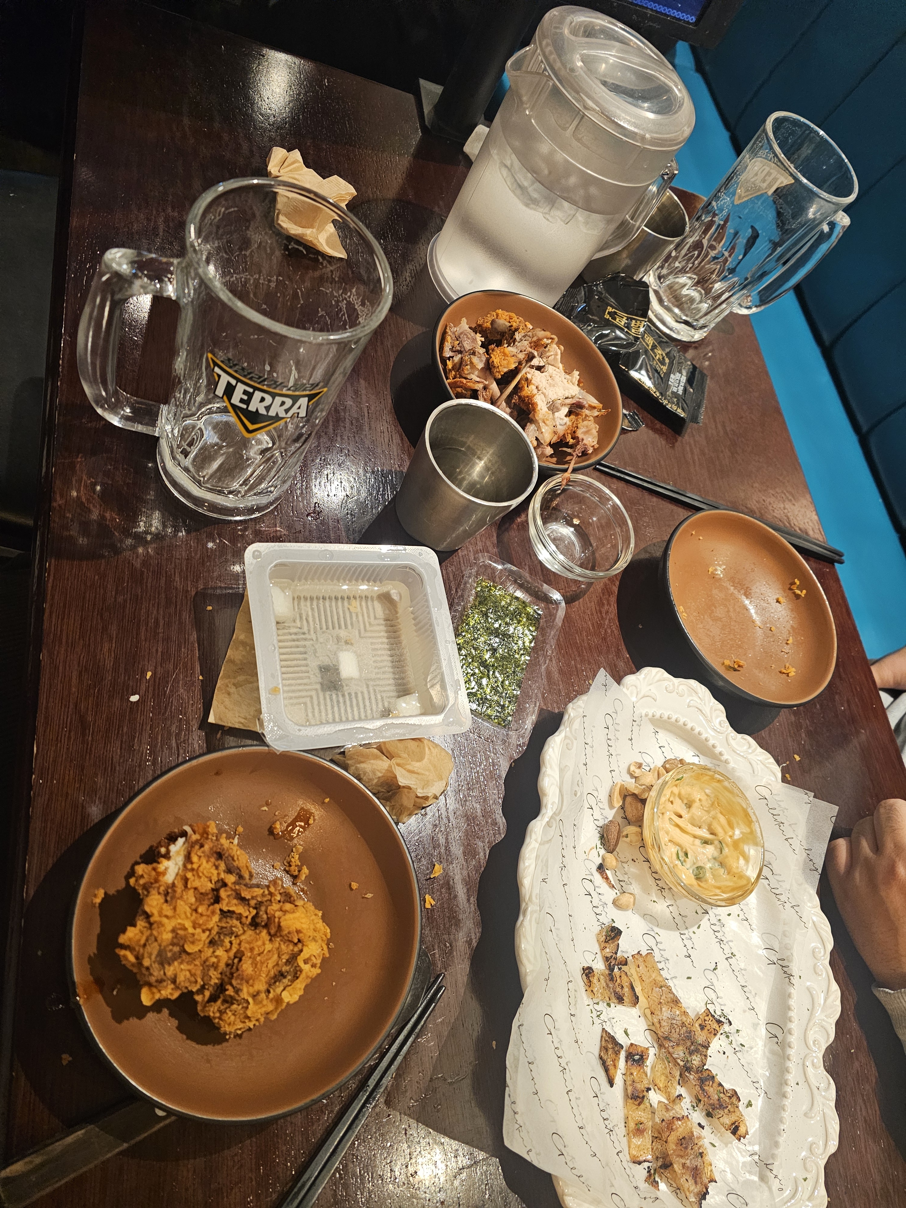 친구가 추천해서 와밨는데, 치킨하고 안주 너무 좋은거 같아요! 나중에 또 올꺼 같아요! - 천호동 맛집 금별맥주 천호로데오점
