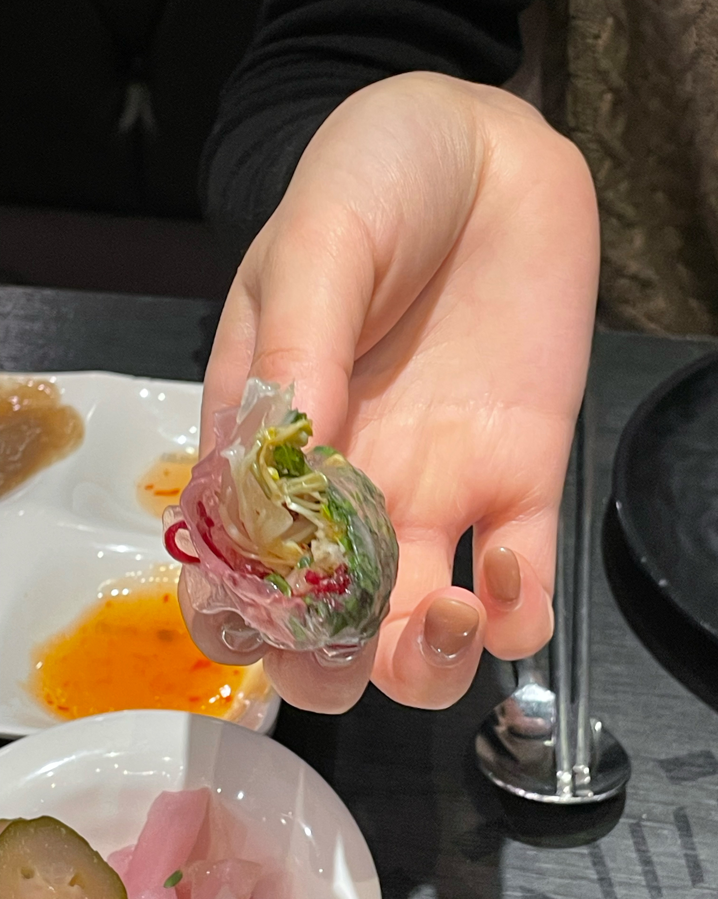 푸짐하고 신선한 채소들로 만들어 먹는 월남쌈과 - 야탑역 맛집 소담촌 야탑점