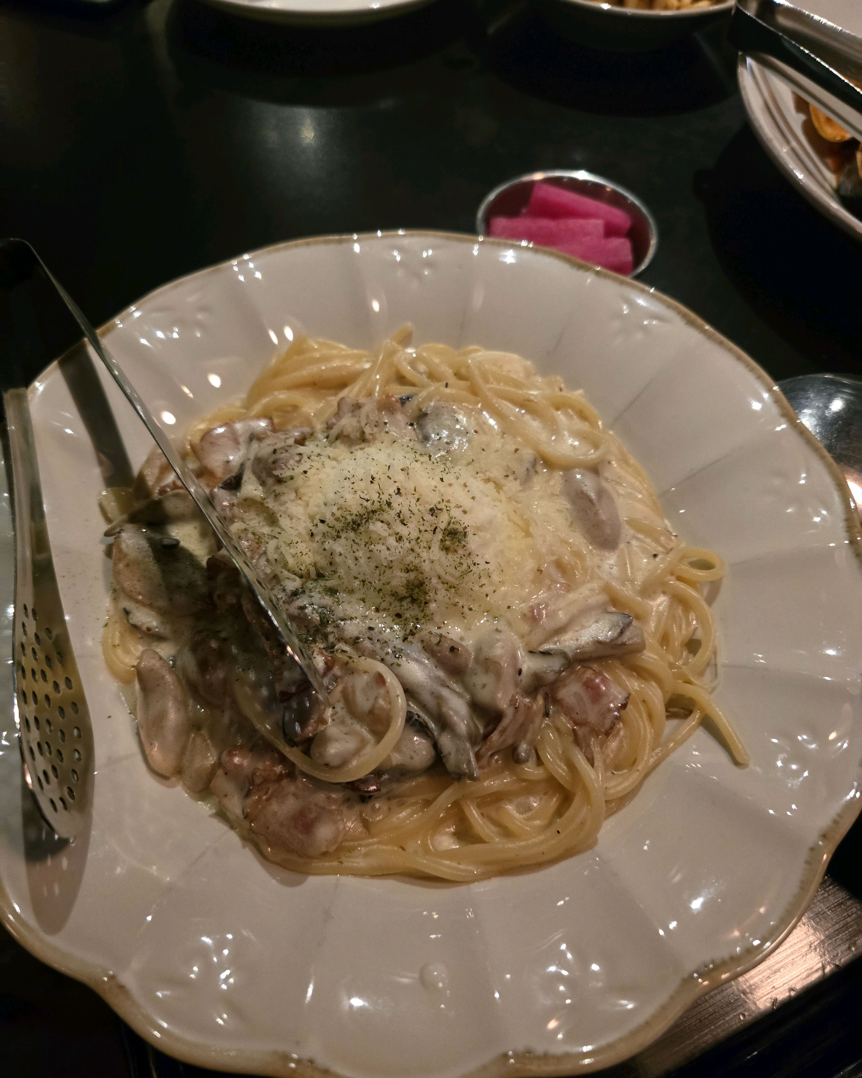 스테이크가 살짝아쉽네여 식었어요 ㅠ - 천호동 맛집 라그릴리아 천호점
