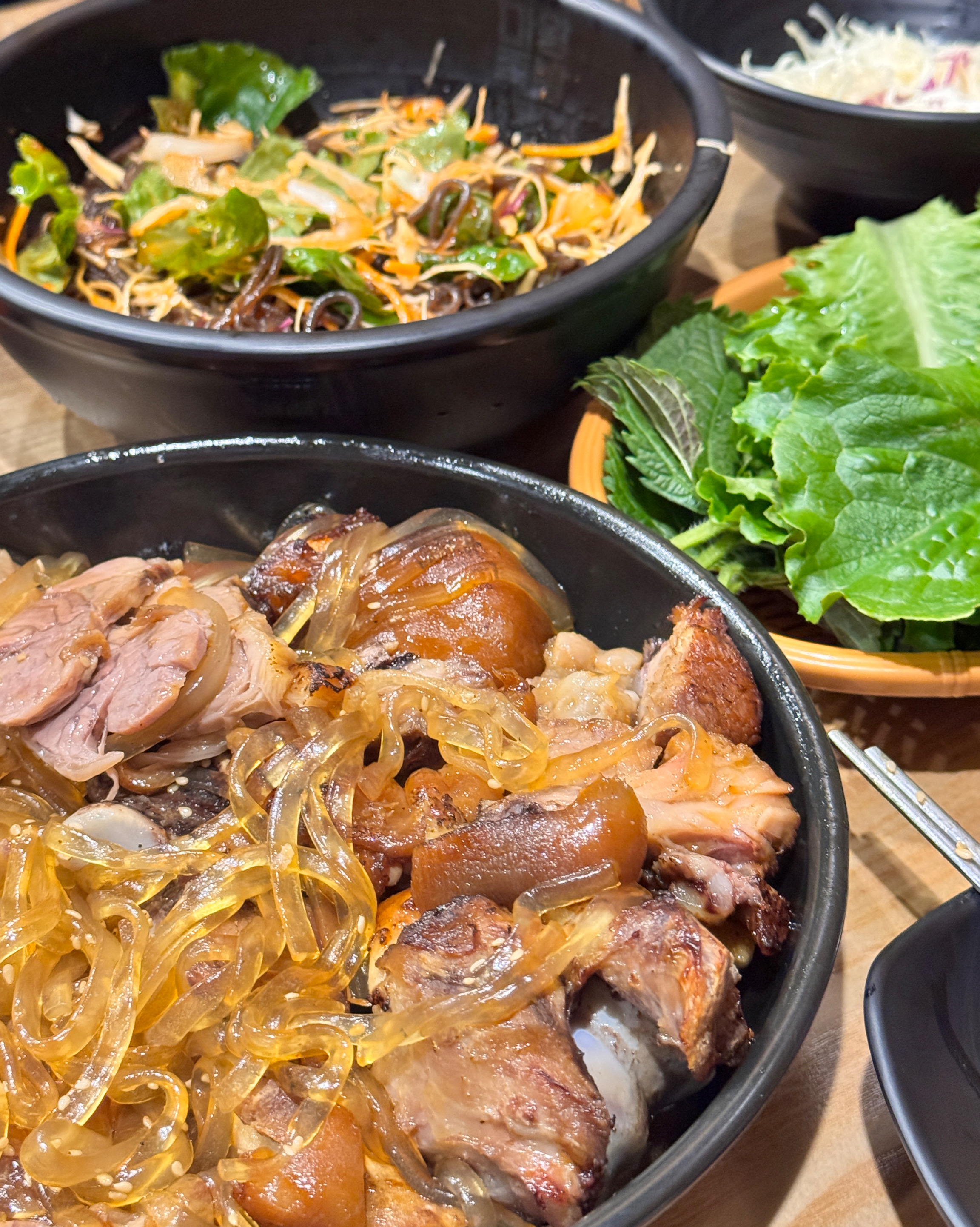 기본 상에 황태국 나오는 곳은 첨이네요 ..♥️ - 천호동 맛집 마왕족발 천호점