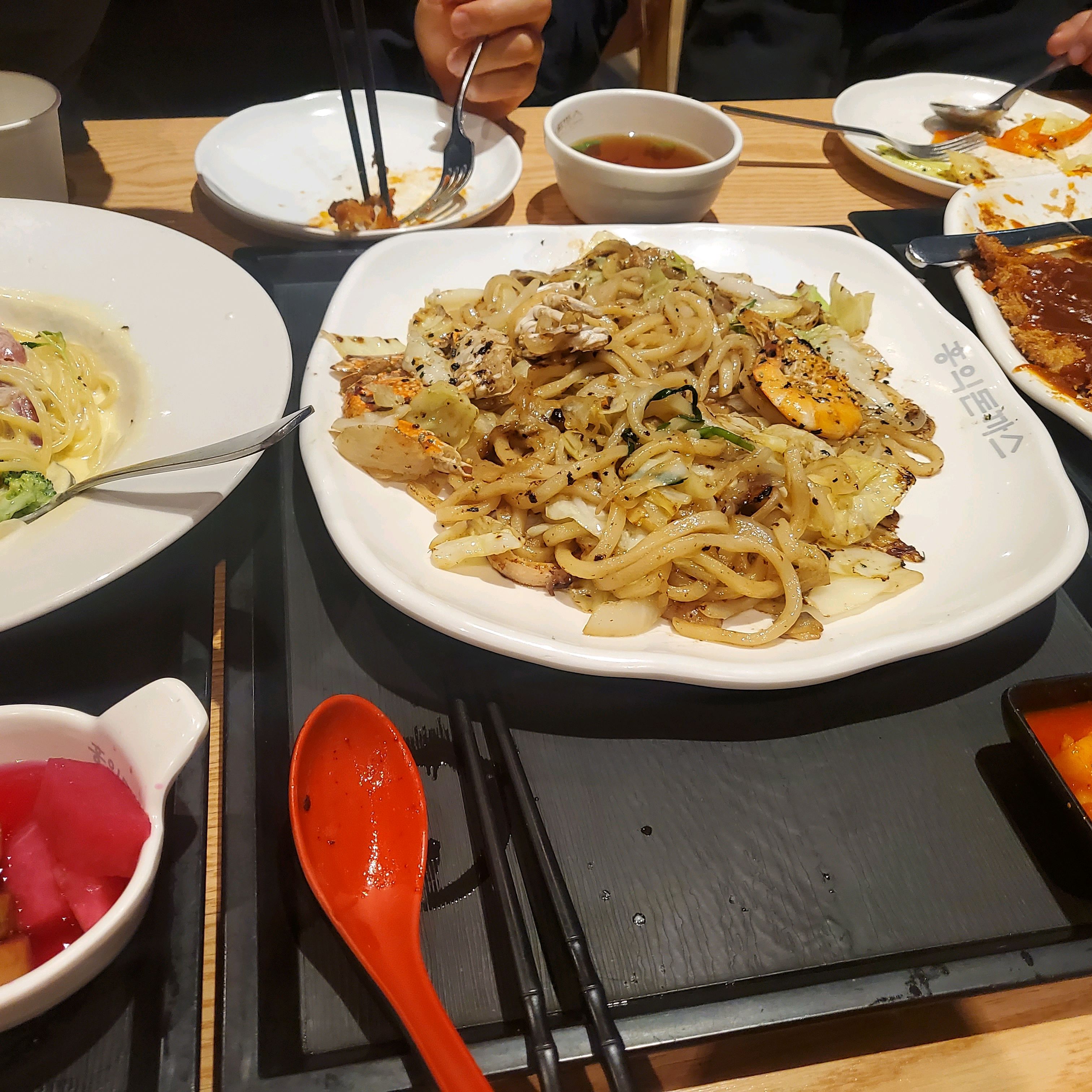 친절하시고.. - 부산 명지 맛집 홍익돈까스 부산명지점