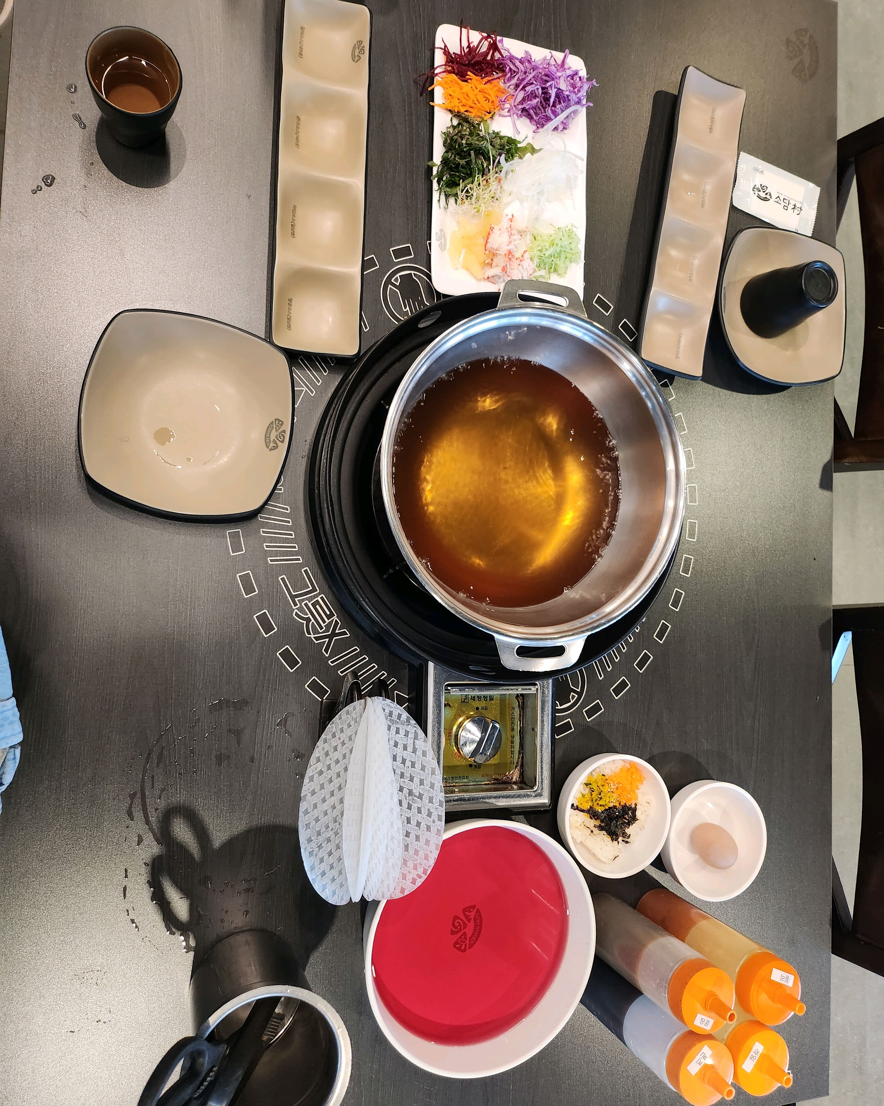 샤브샤브, 월남쌈 재료가 신선하고 건강한 맛이라 종종 이용해요 ㅎㅎ 입덧때문에 만두랑 어묵