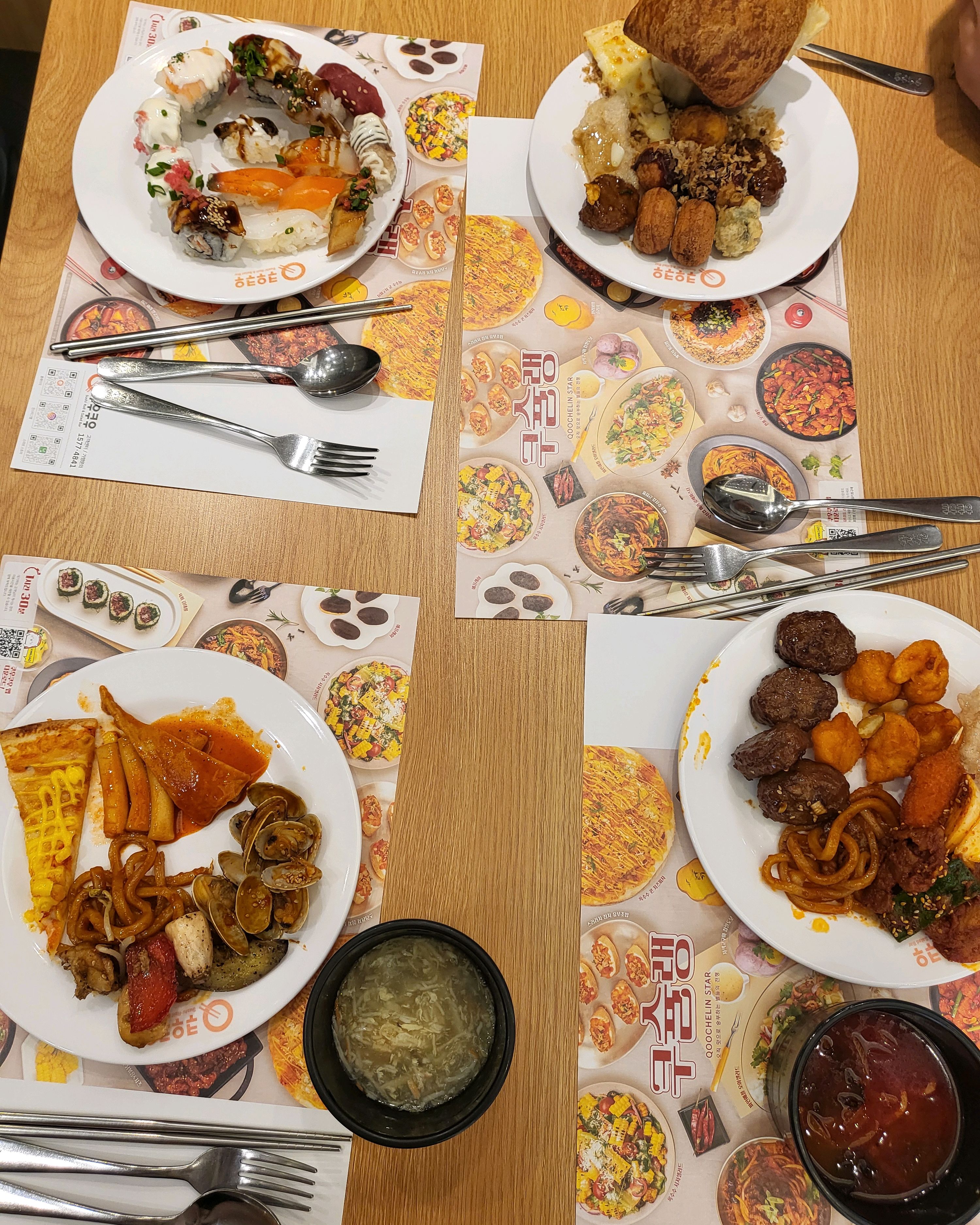 메뉴도 다양하고 맛도 보통은 해요. - 익산 모현동 맛집 추천 쿠우쿠우 익산점
