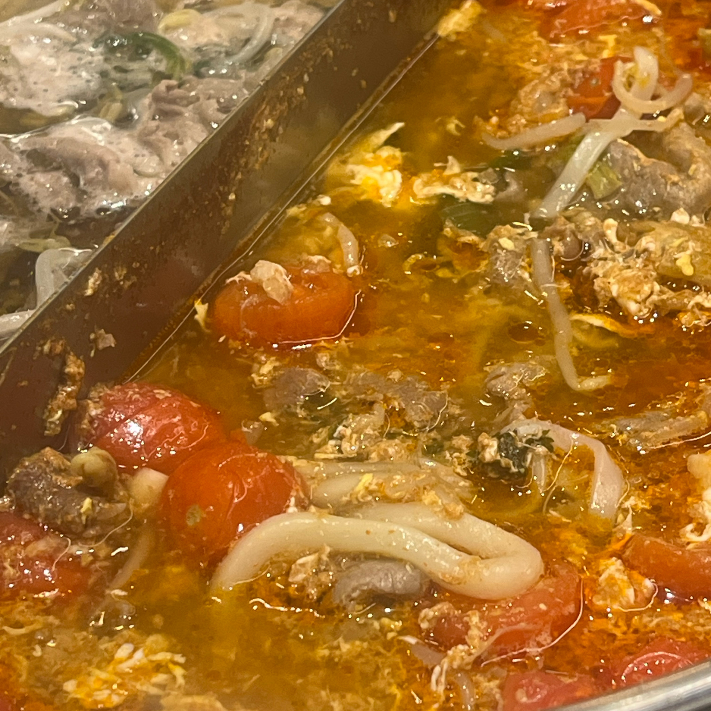 사진이 뭔가 좀 지저분,,, 하게 나왔지만 - 부천시청역 맛집 샤브20 부천시청점