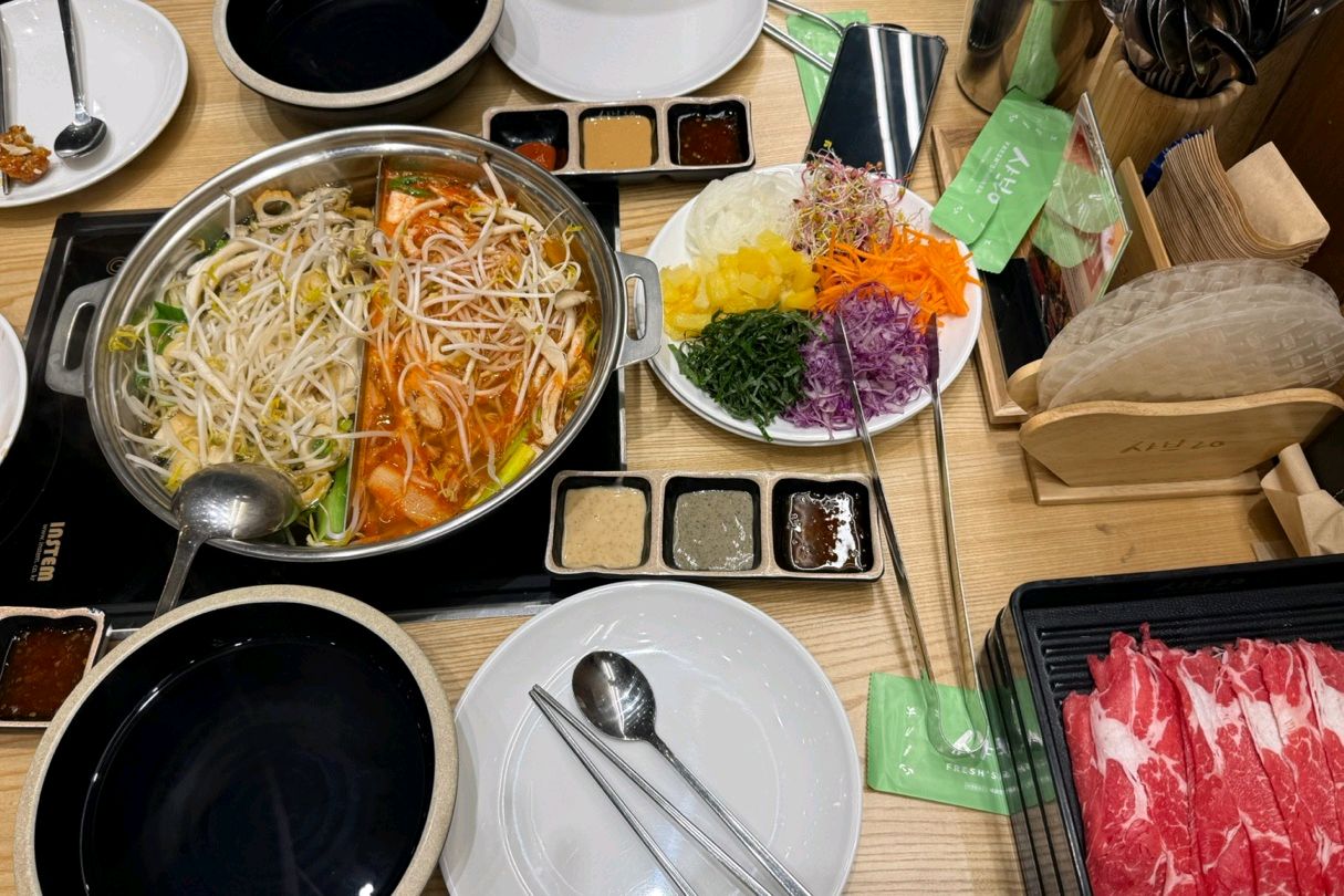아이생일 기념으로 다녀왔어요 - 다산동 맛집 샤브20 경기다산점