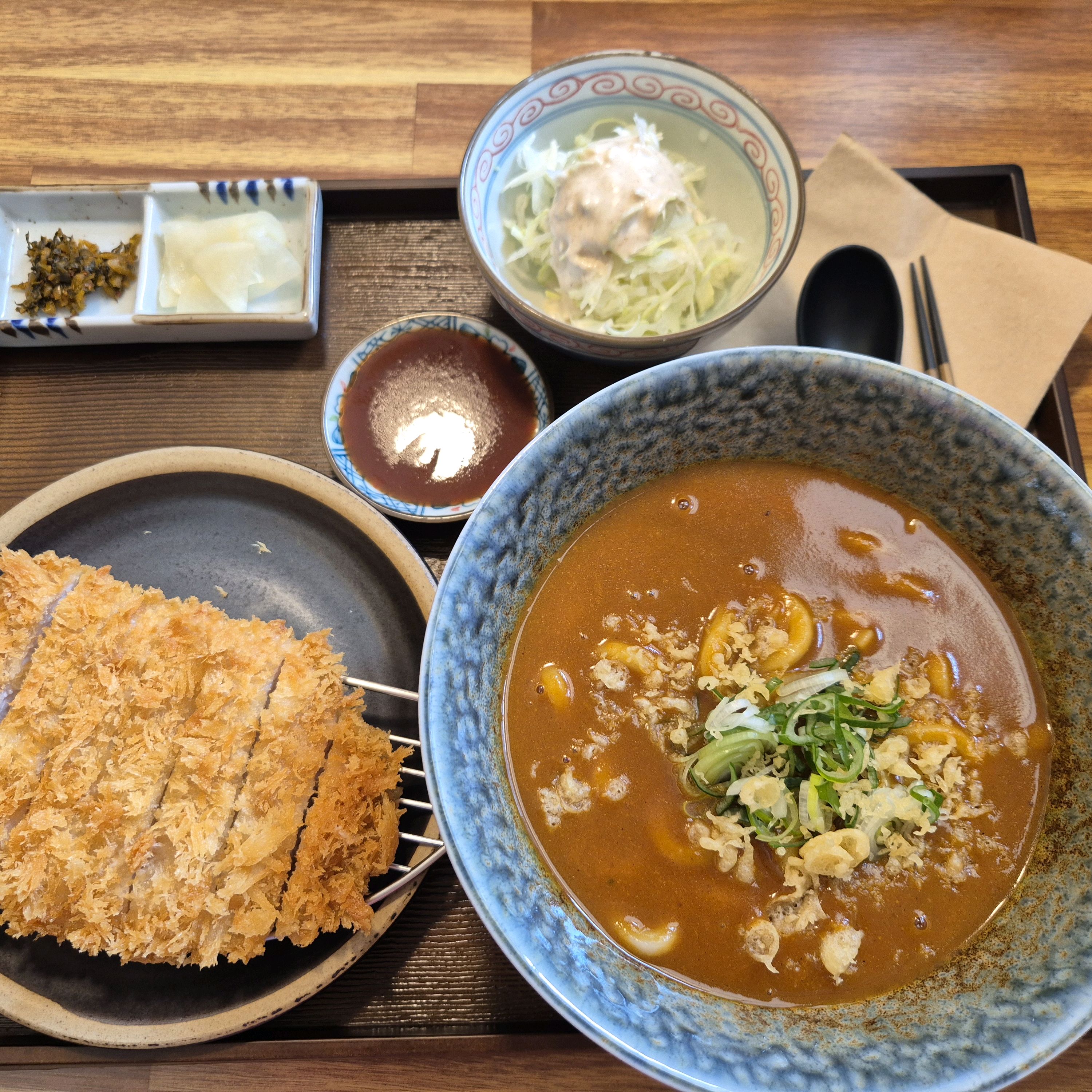 카레우동돈카츠 먹었어요. - 불당동 맛집 후우후식당