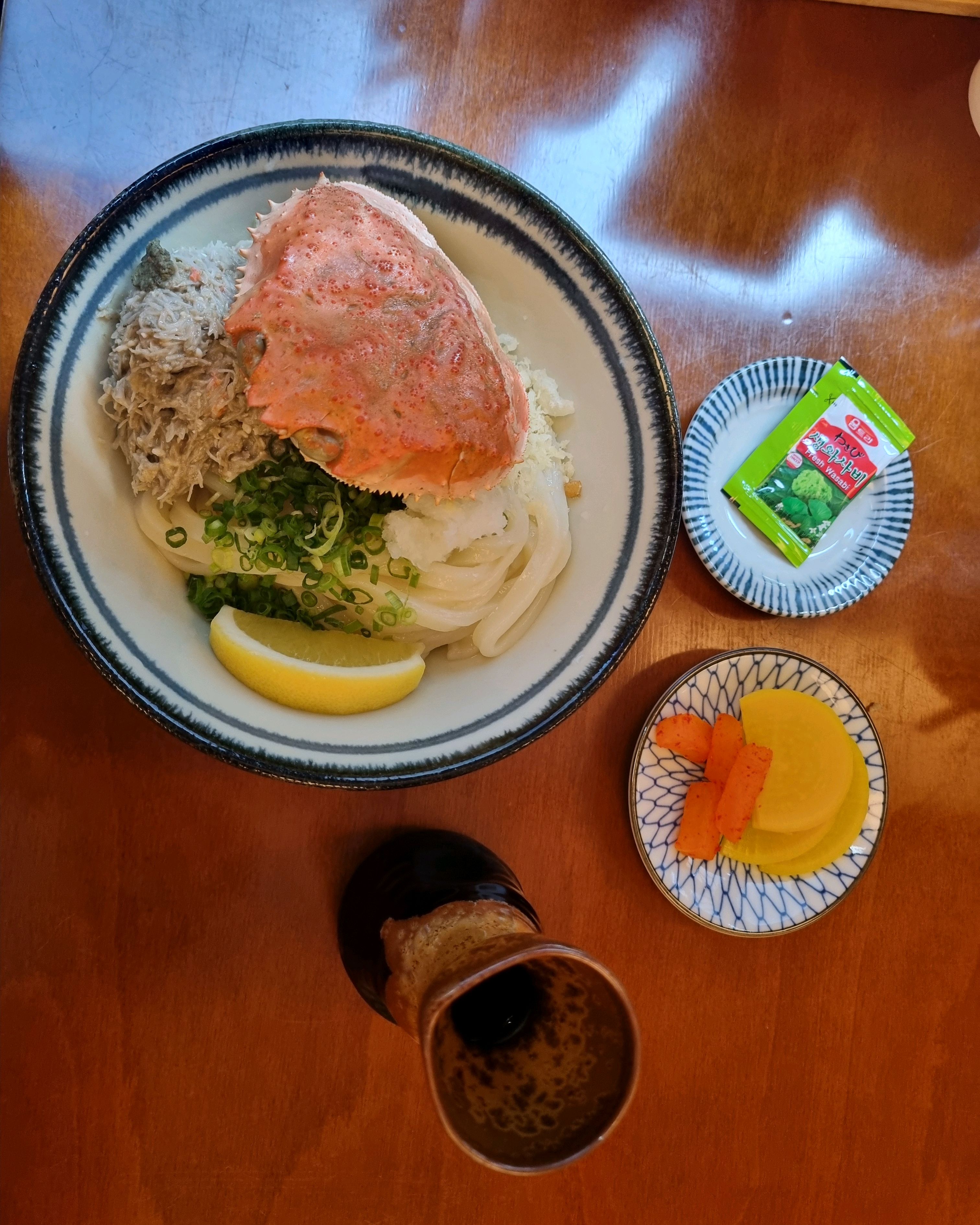 면도 카레도 다 맛있어요. 왜 다들 줄 서서 기다리는지 알겠어요. 붓가케 원래 좋아하는데