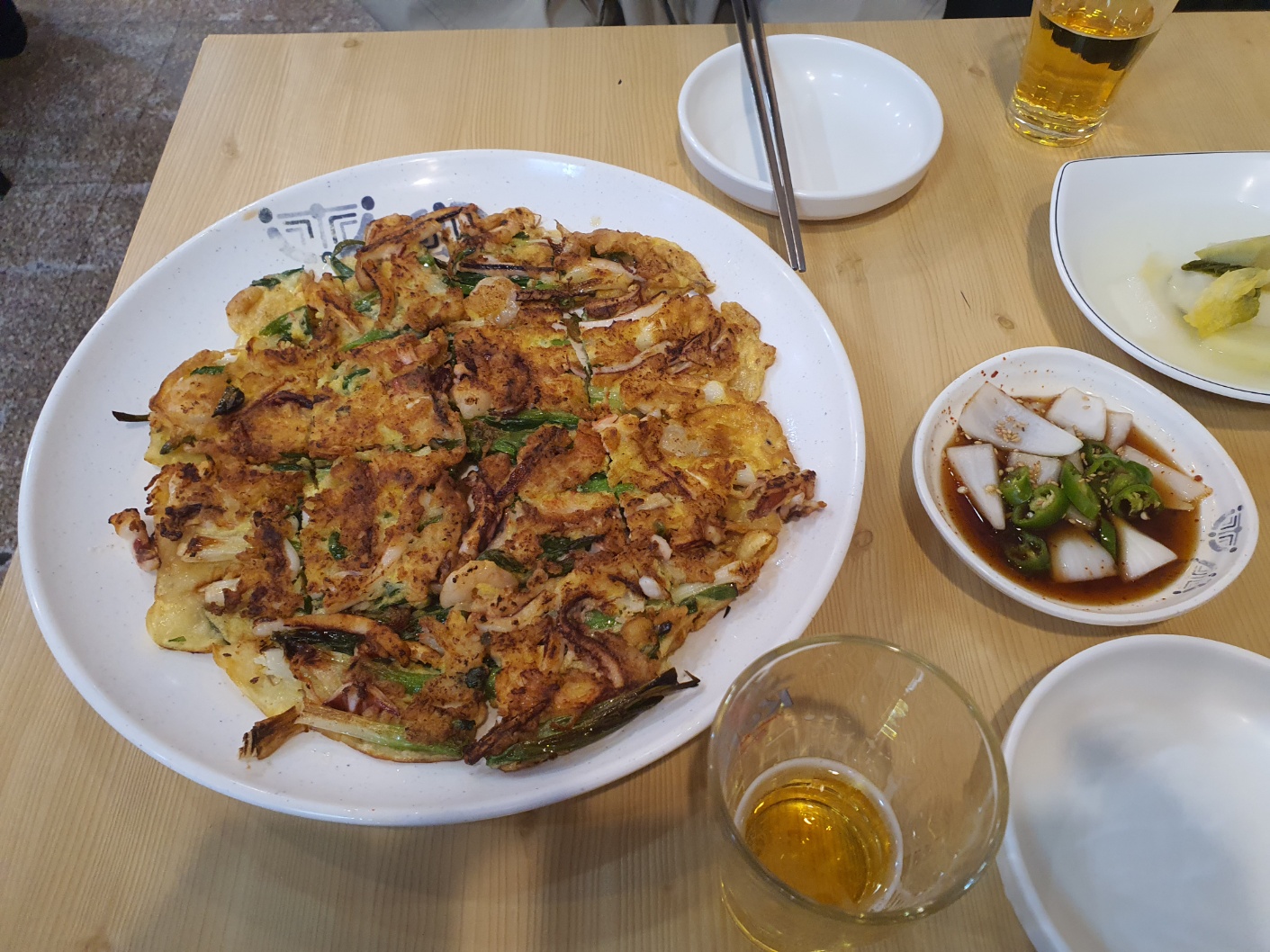미금역 맛집 까치동래파전 내돈내산 방문리뷰