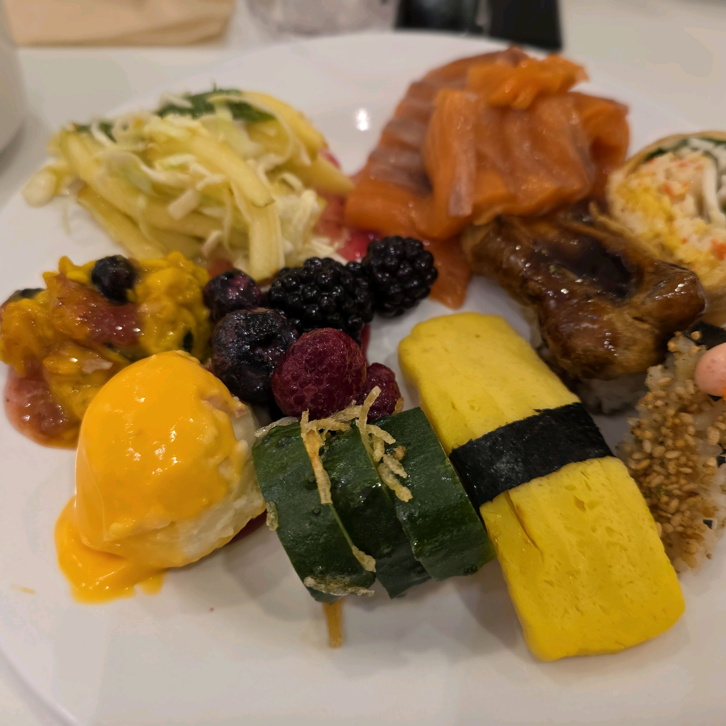 사진은 예전에 찍은 거라 지금 나오는 음식이랑 다를 수 있어요. - 일산 뉴코아 맛집 애슐리퀸즈 뉴코아 일산점