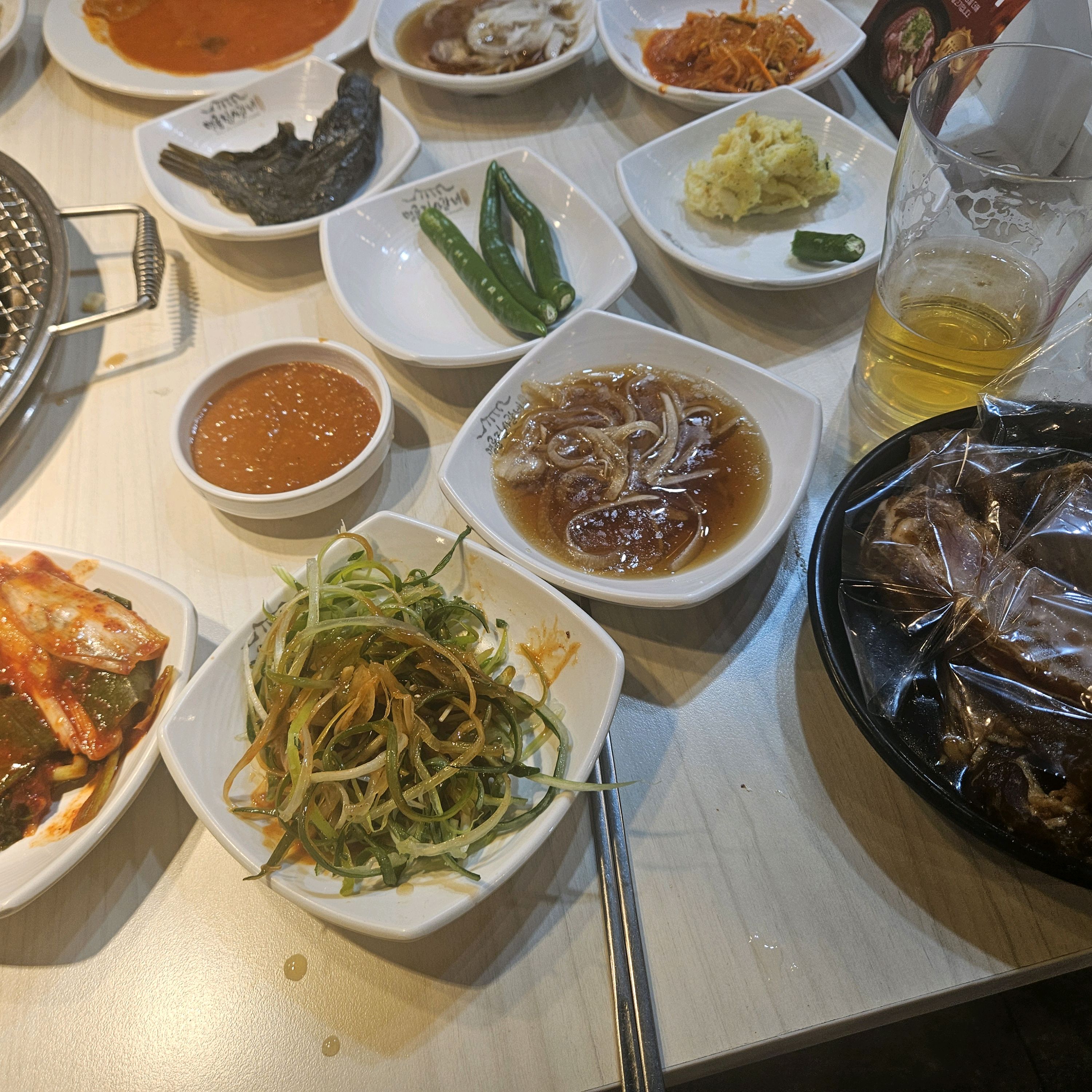평일 오후6시10분쯤 웨이팅 없이 바로 입장~ - 개봉동 맛집 명륜진사갈비 서울개봉점