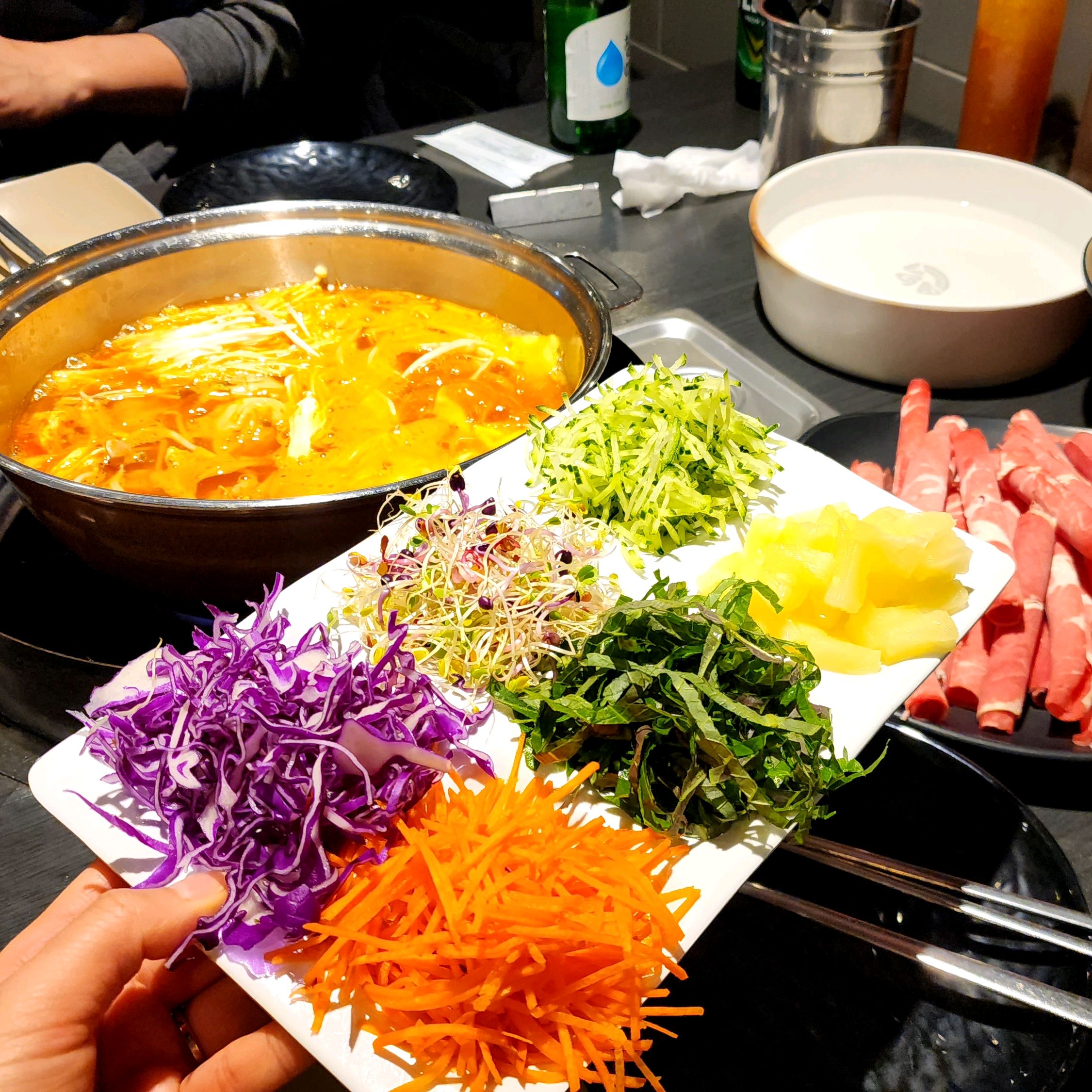 야채와 고기를 골고루 먹기 좋아서 건강식이예요 :) - 안양역 맛집 소담촌 안양직영점