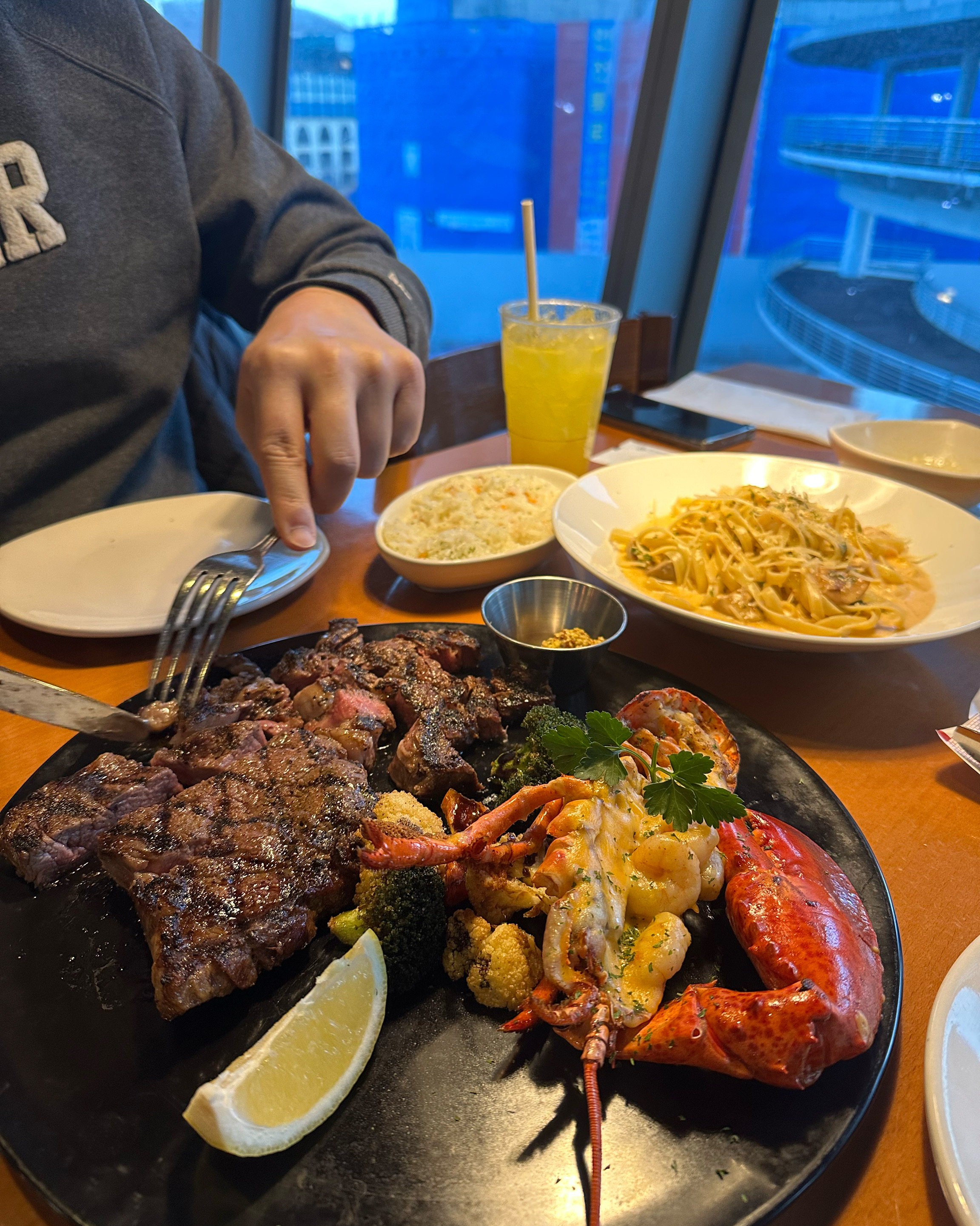 꽃등심 너무 부드럽고 맛있었어요! - 불당동 맛집 아웃백스테이크하우스 천안펜타포트점