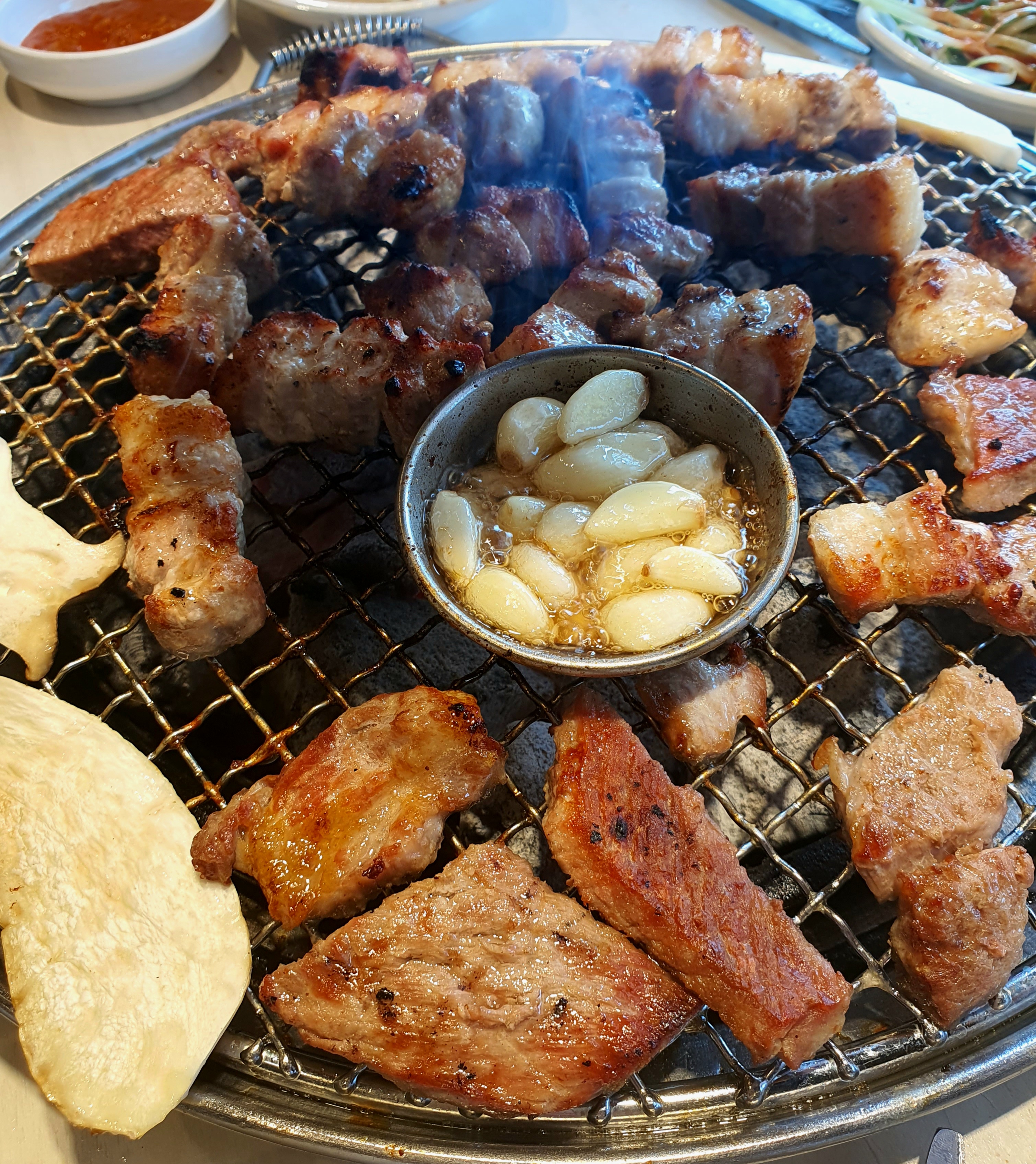 장어까지 있었는데 이건 사진을 못 찍었네요. - 부천 상동 맛집 명륜진사갈비 부천상동점