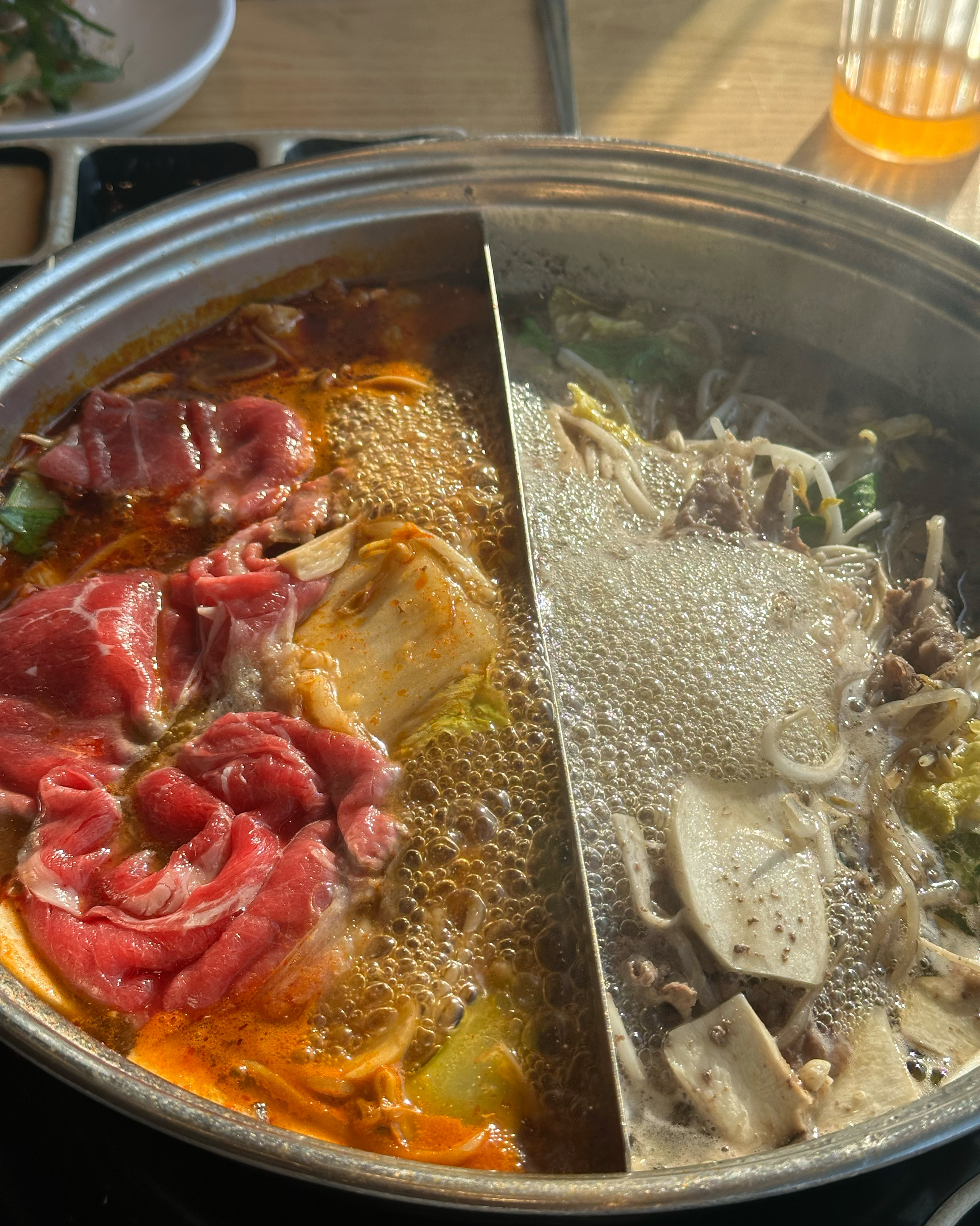 가격대비 고기, 야채 신선도 매운 높음 - 부산 영도 맛집 샤브20 부산영도점