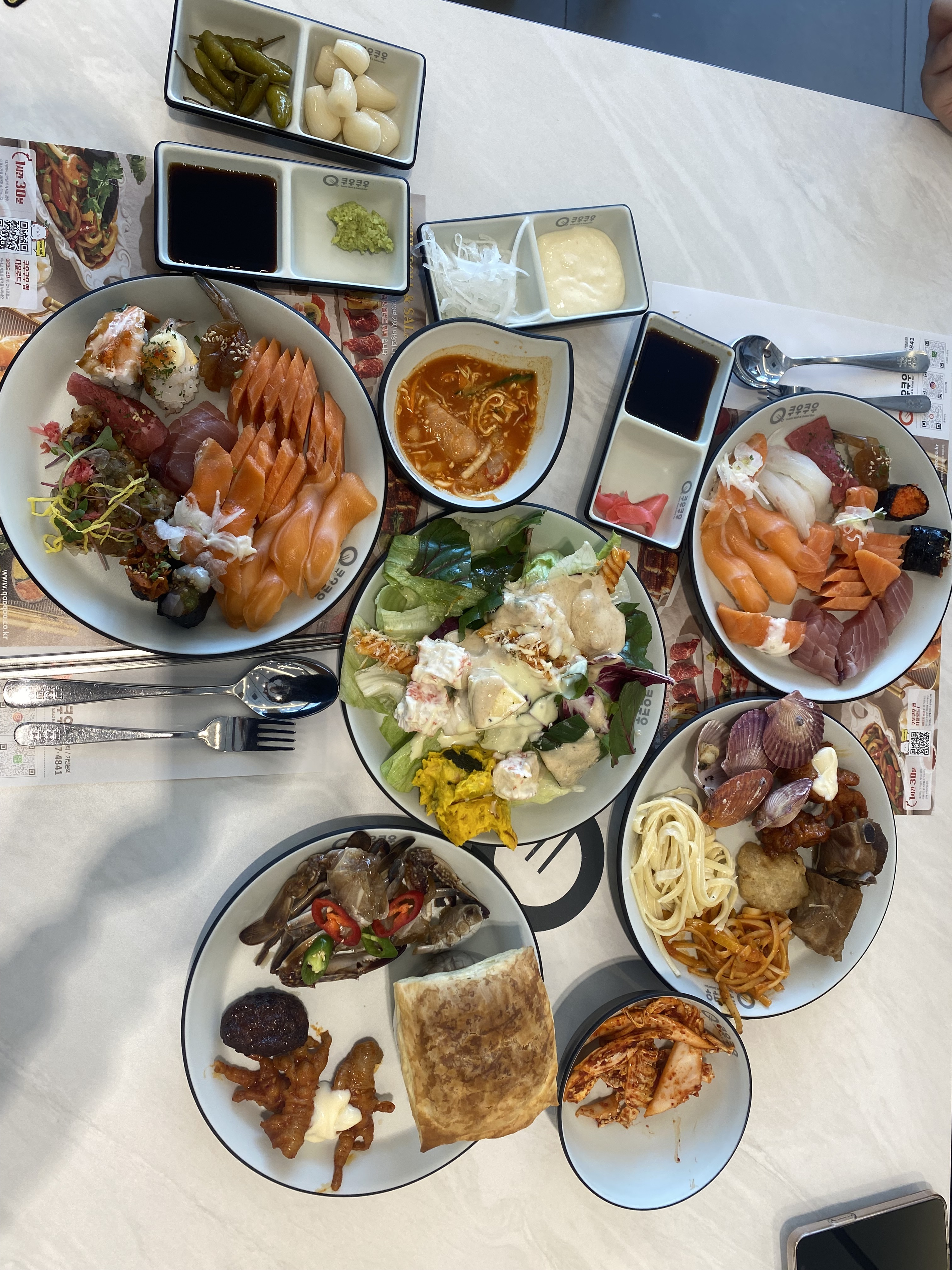 종류도 다양하고 다 맛있어요~ - 부산 해운대 맛집 쿠우쿠우 해운대점