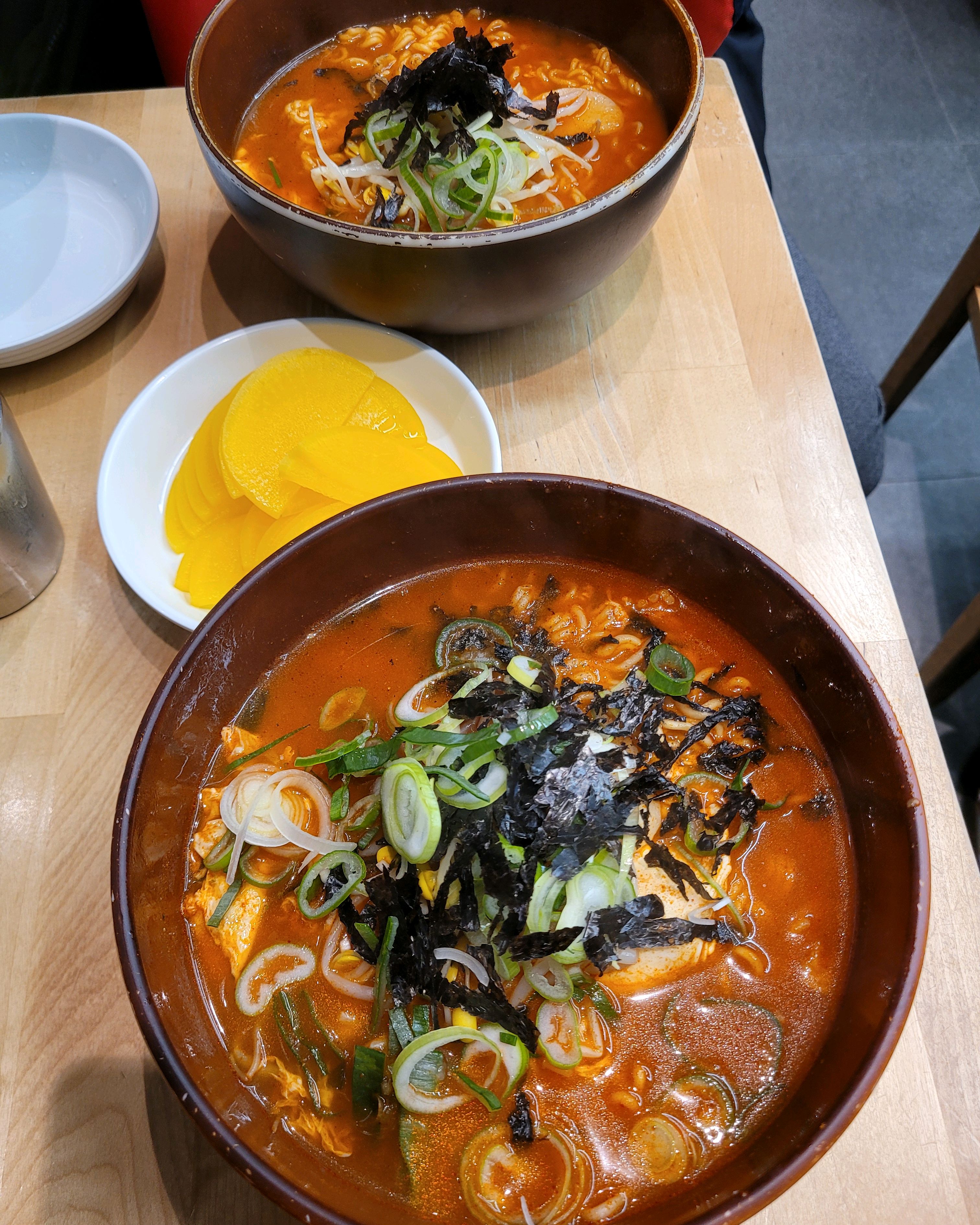 틈새라면(중간맛) - 천호동 맛집 틈새라면 천호점