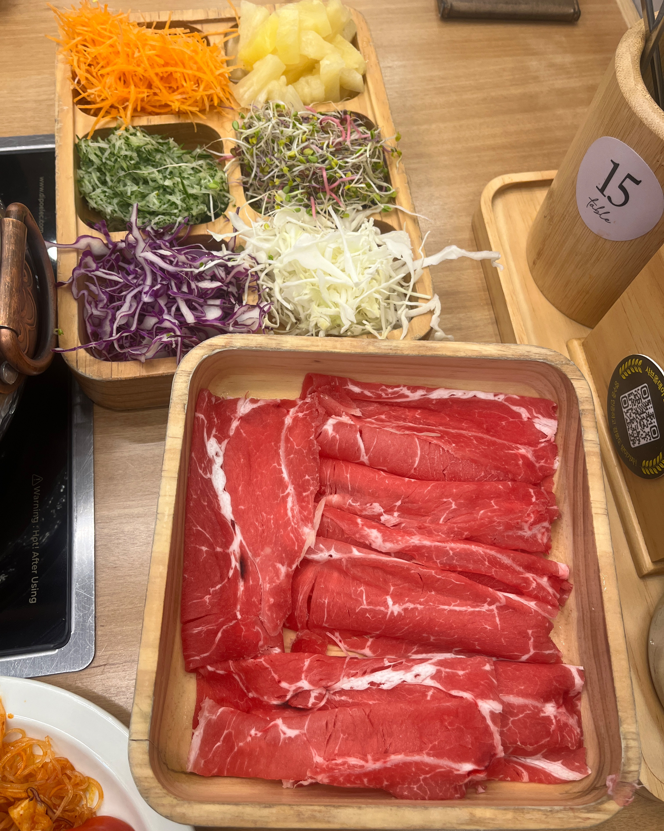 샤브샤브와 다양한 채소도 좋고 사이드 메뉴들도 많아서 좋아요 맛있게 먹고 왔어요 - 인천 가정동 맛집 샤브올데이 인천가정점