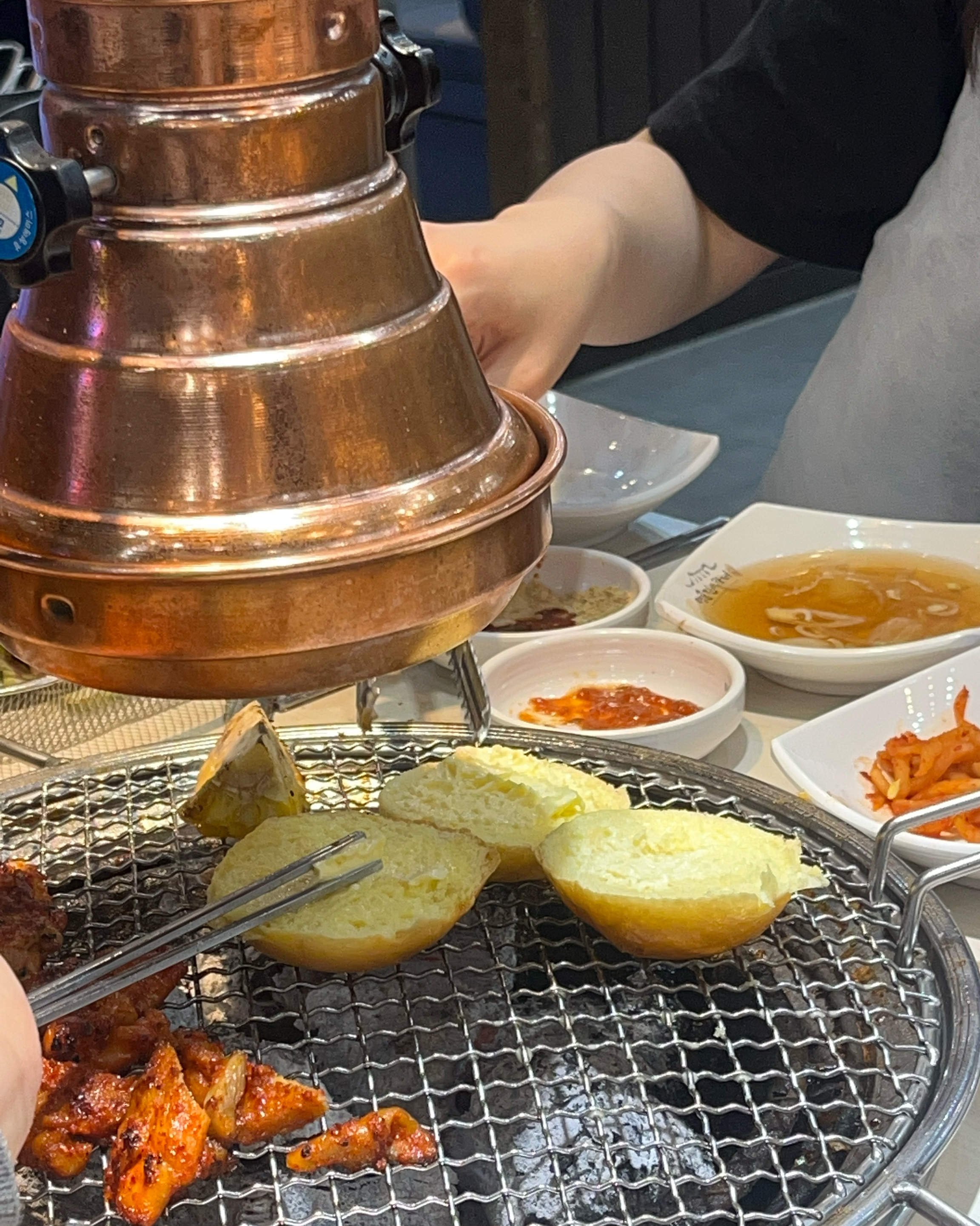 진짜 맛있고 뽕 뽑았어요… ㅎㅎ 마지막은 빵으로 해야합니다 🫶 - 송림동 맛집 명륜진사갈비 인천송림점