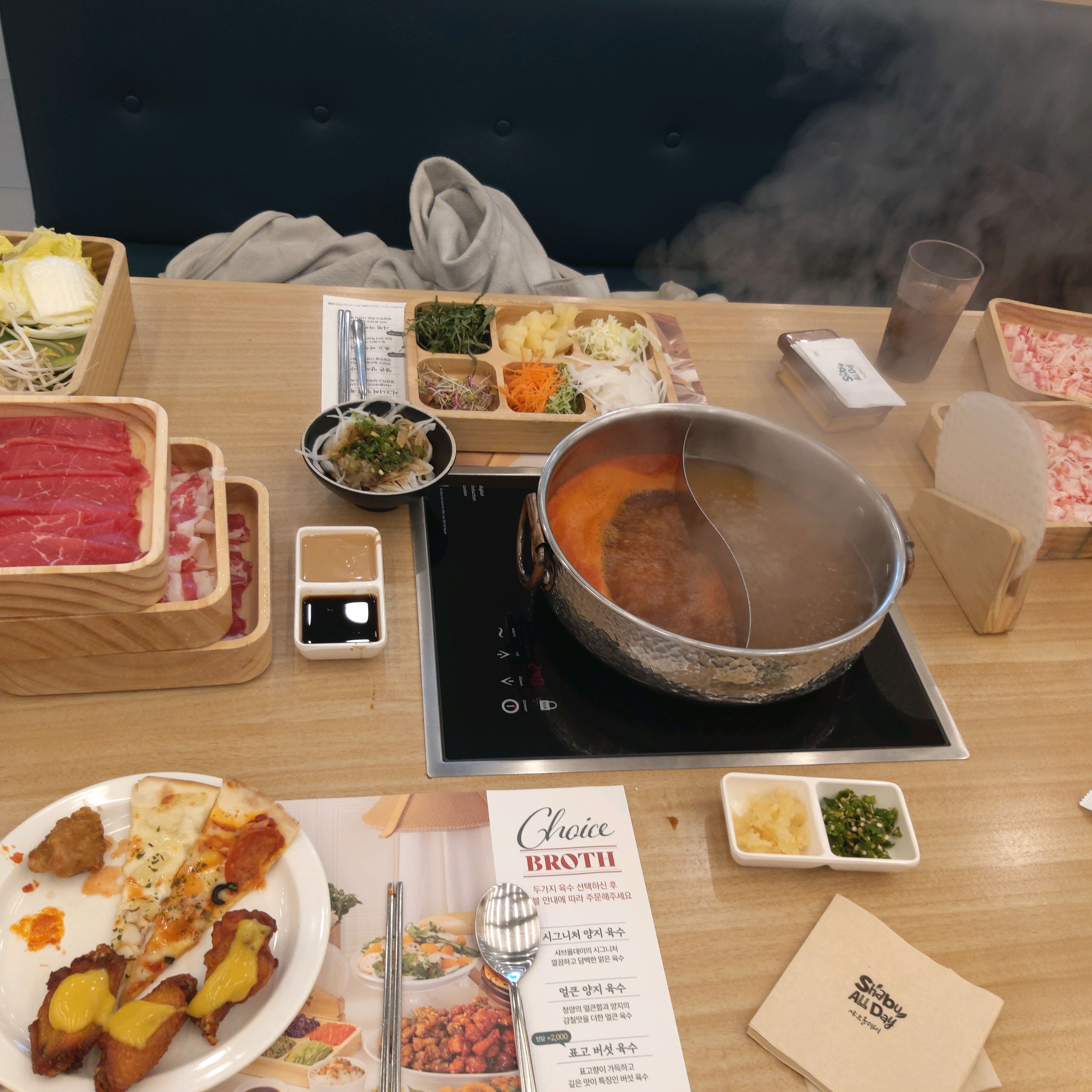 느낀점 솔직하게 단1도 거짓없이 씁니다 - 구래동 맛집 샤브올데이 김포구래점