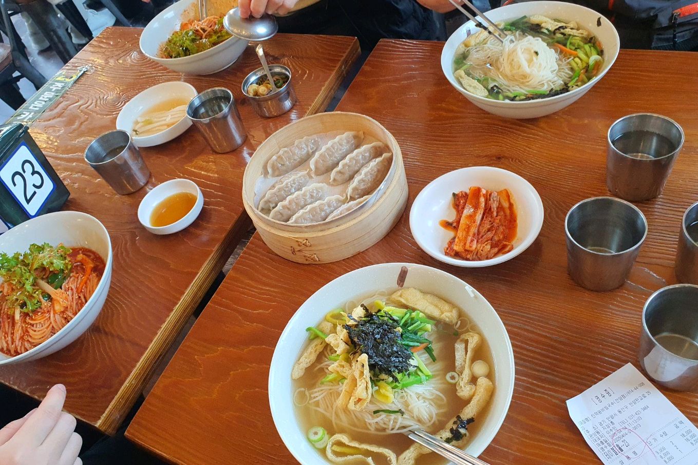 비빔국수 잔치국수 만두 이렇게 시켜서 - 안양 맛집 인덕원비빔국수 안양본점