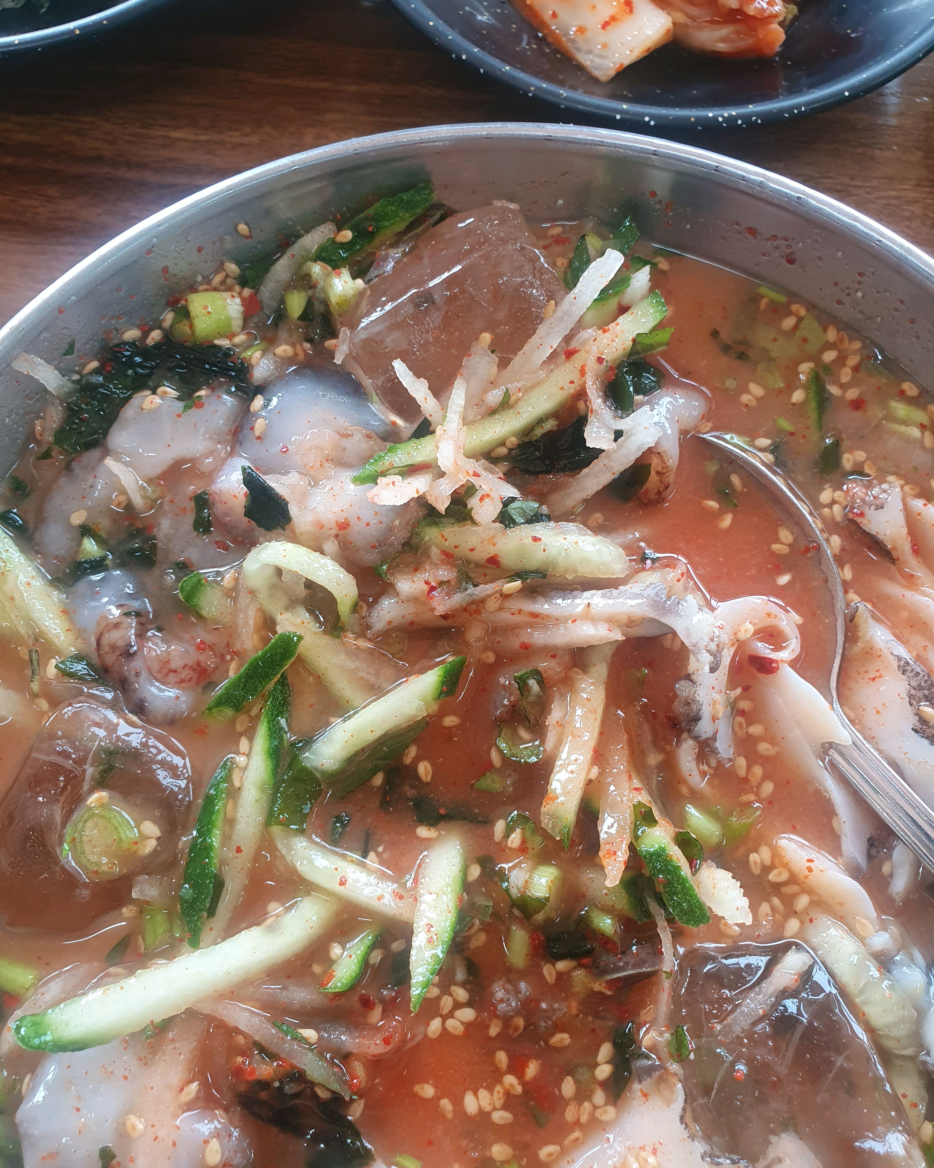 공천포식당 방문 물회 - 제주 맛집 공천포식당