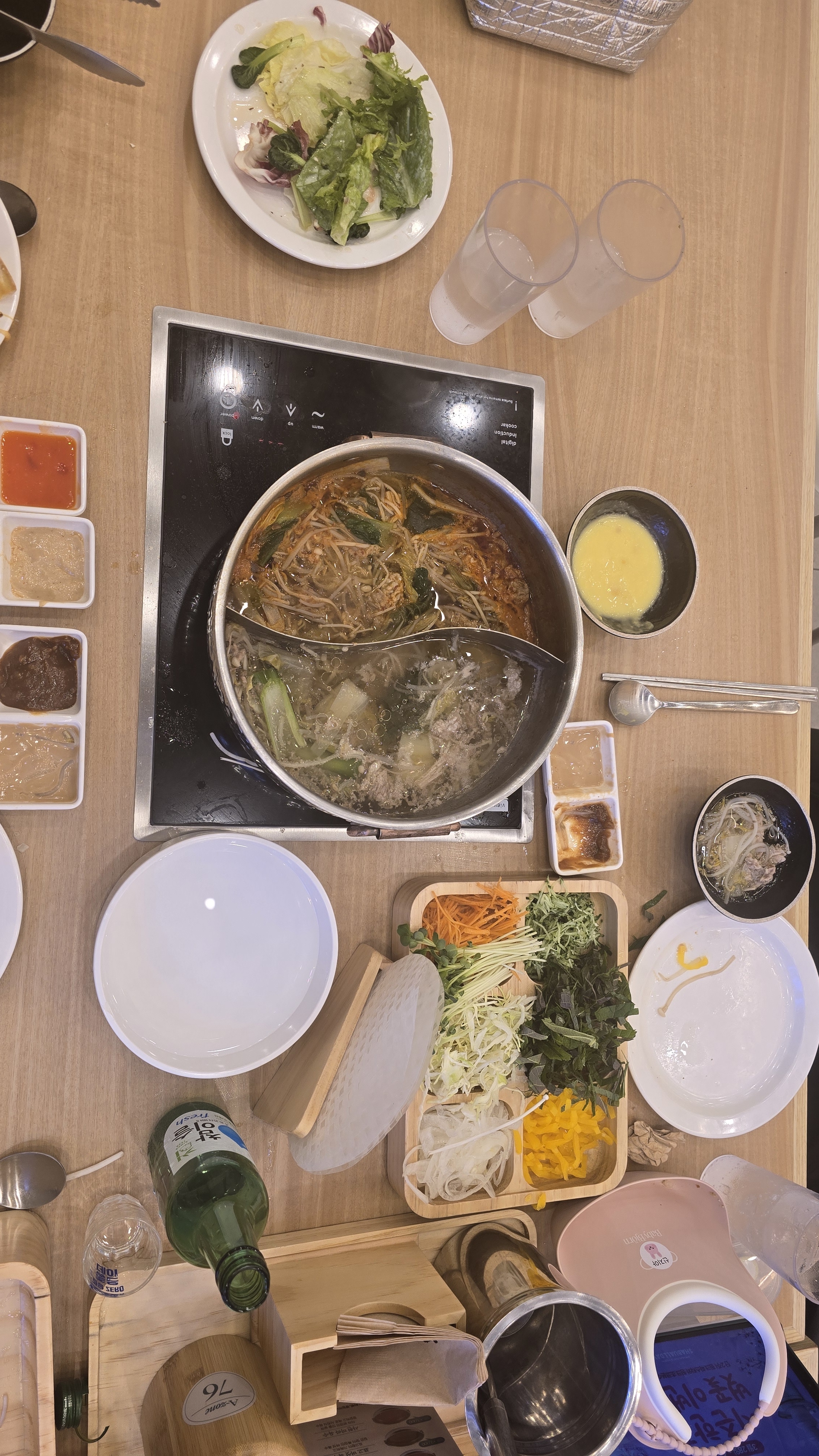 매장도 넓고 채소도 너무 신선합니다~~ - 양산 맛집 샤브올데이 양산점