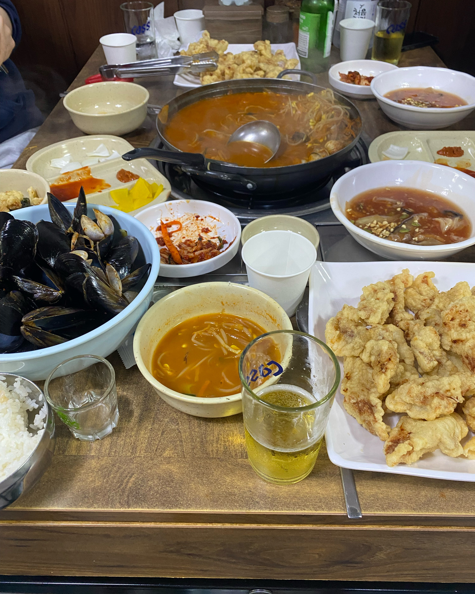 금요일 16:10분 웨이팅! 5번으로 입장. 아 너무 행복한 맛이다. 탕수육이 리얼 존맛이