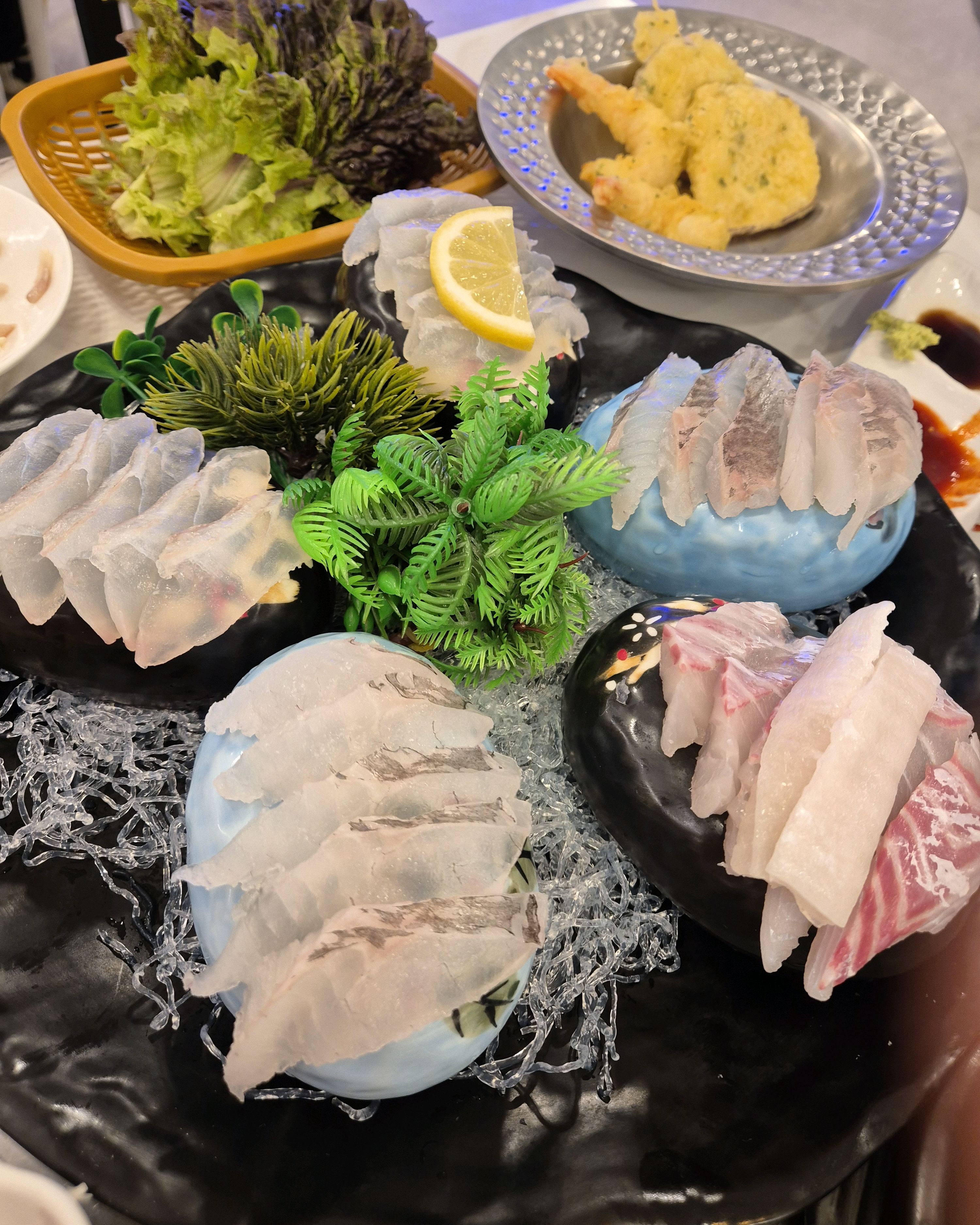 경포대 대게 + 회 푸짐하게 먹을 수 있는 맛집이네요 - 경포대 맛집 경포대불타는횟집