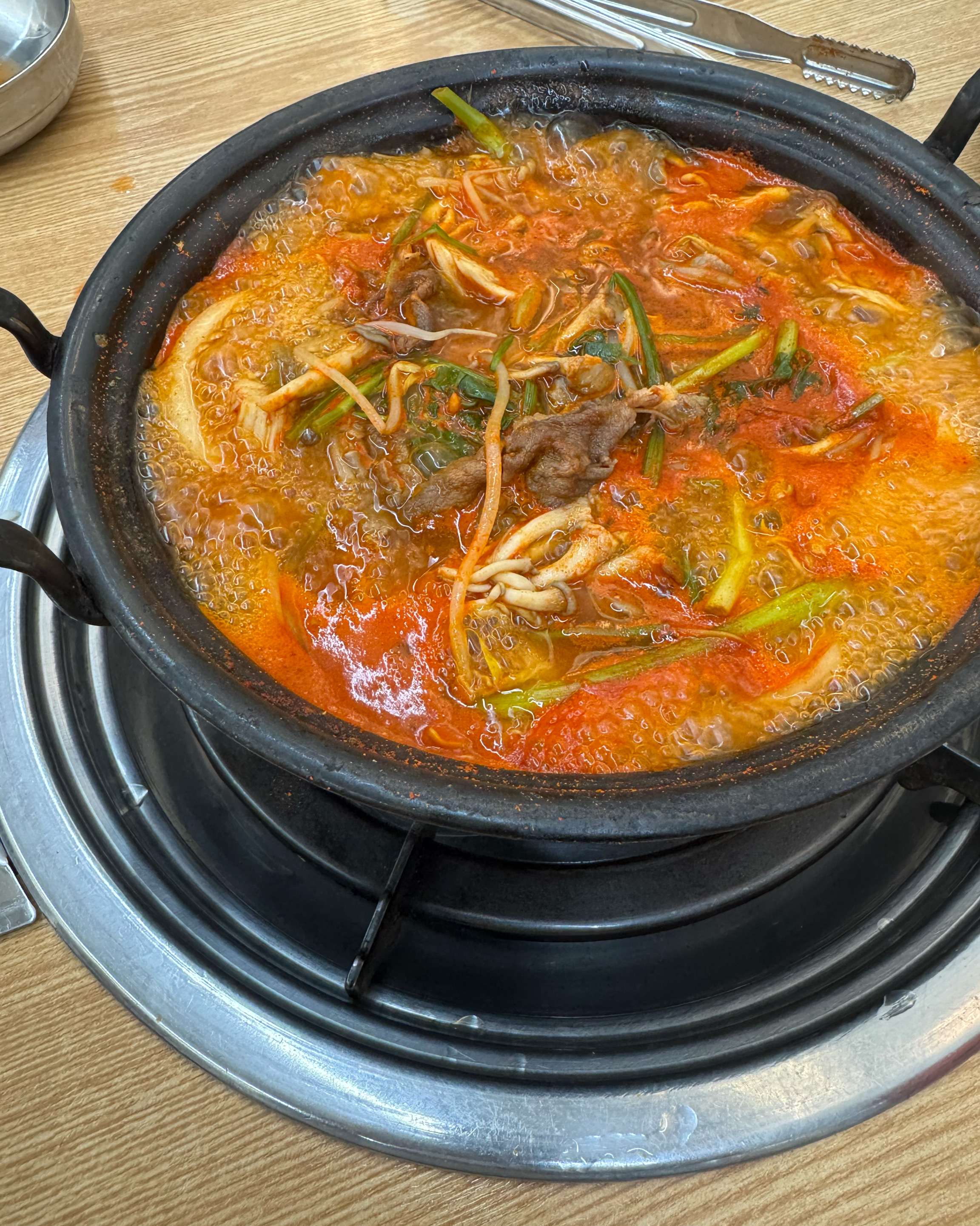 깔끔한 매장에서 맛있는 샤브 먹었습니다 - 천호동 맛집 등촌샤브칼국수 천호점