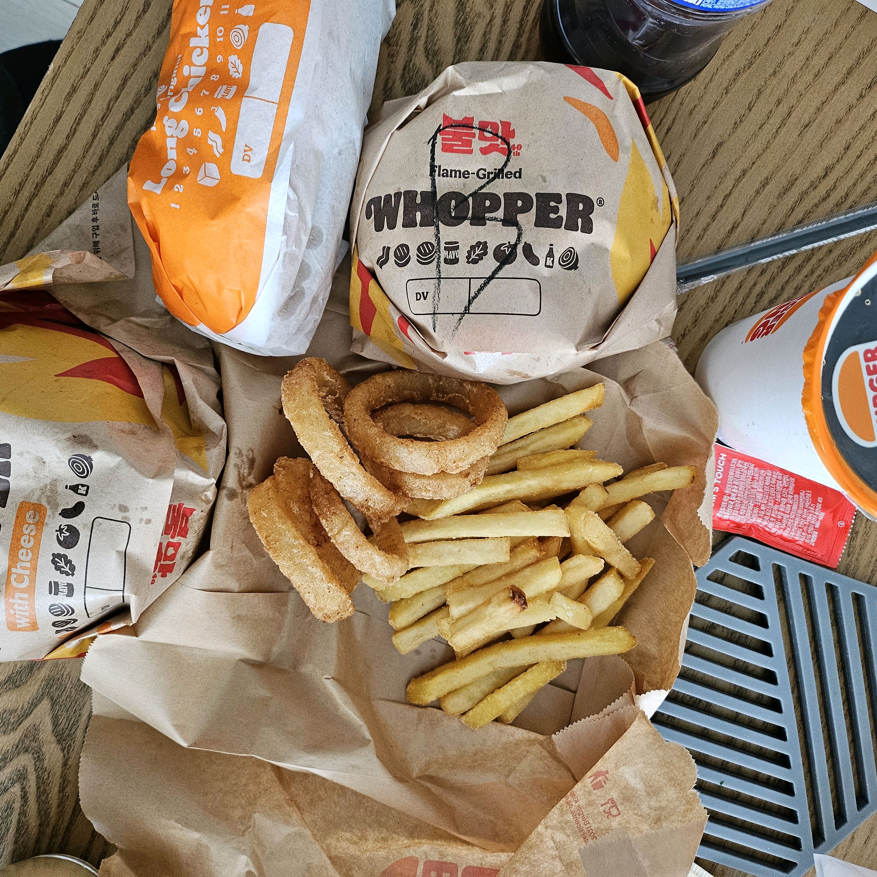 오리역 맛집 버거킹 수지대경GS점 내돈내산 방문리뷰