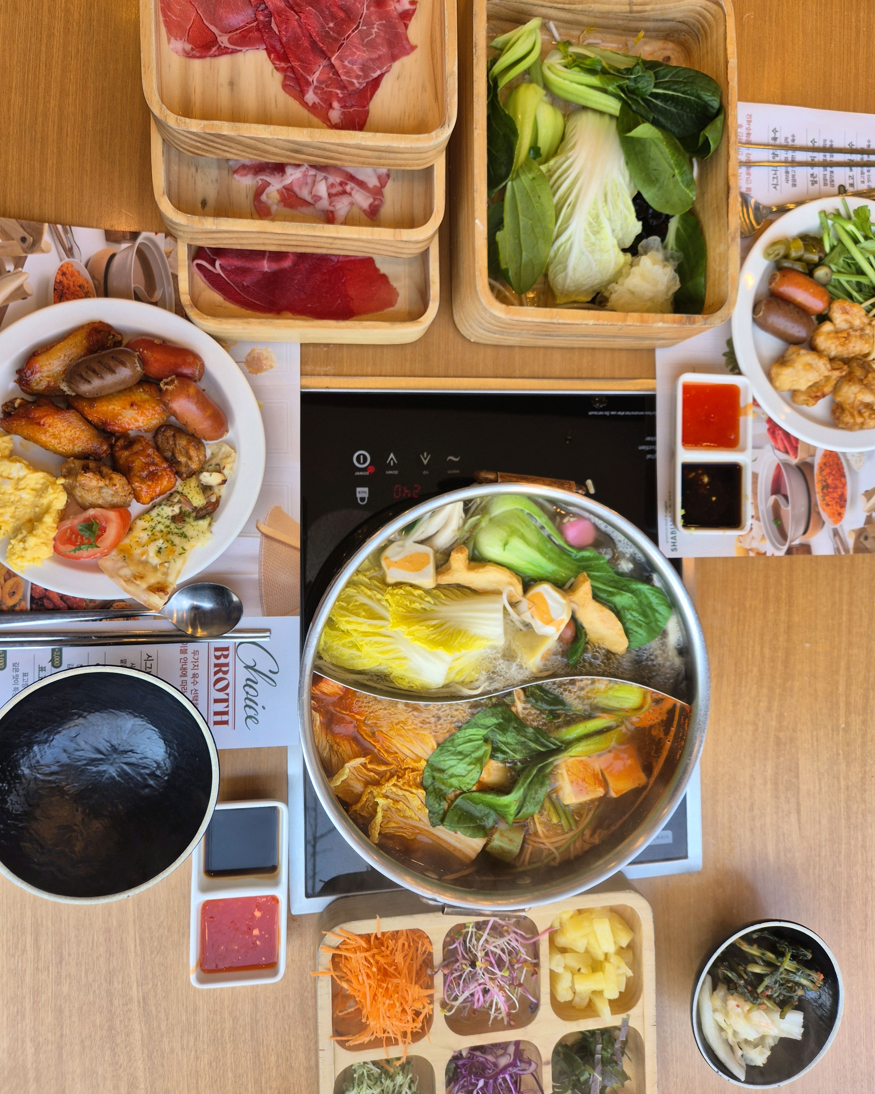 4월 10일까지 핑크블라썸 페스티벌 진행중이래요 - 수원 정자동 맛집 샤브올데이 수원정자점