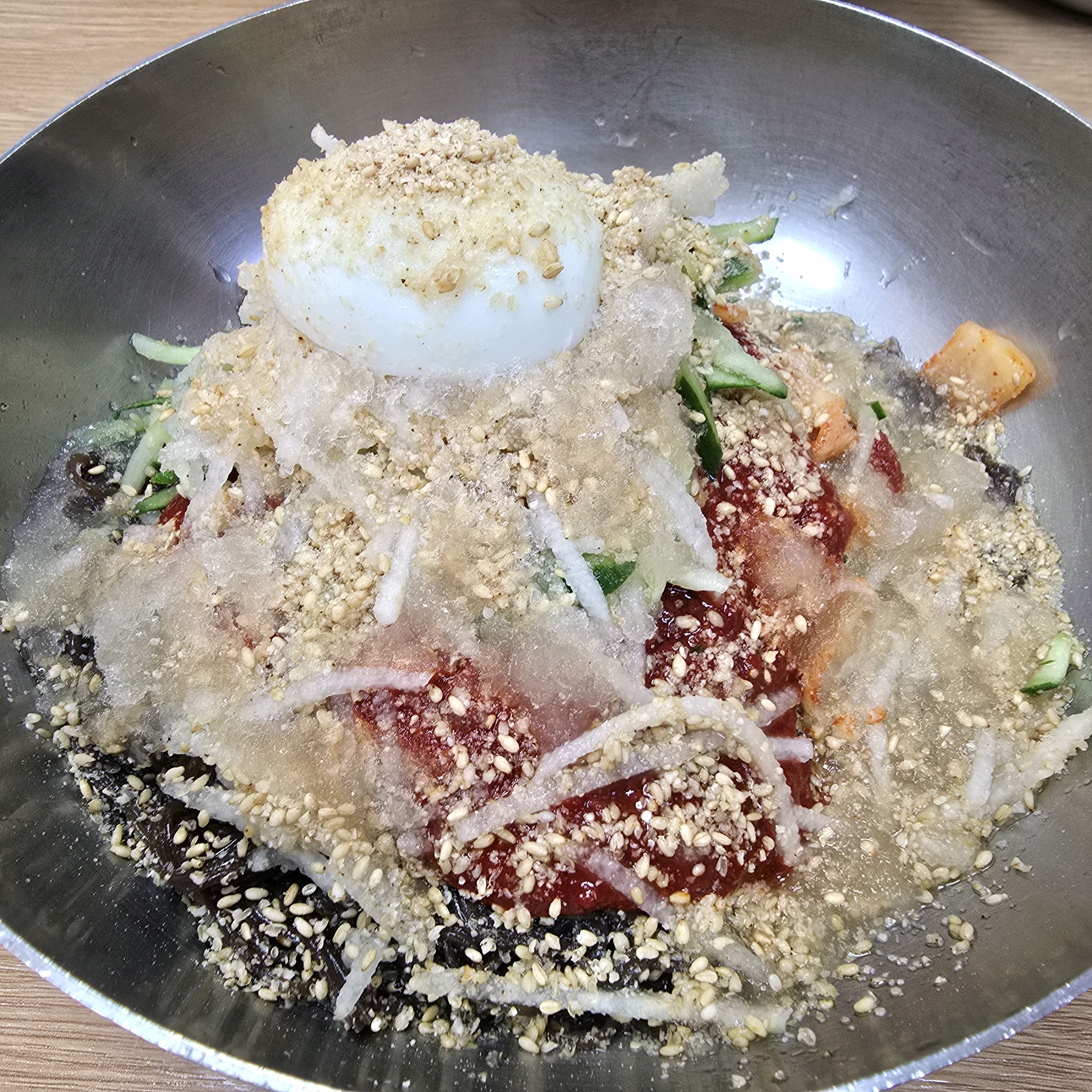 오늘 냉면 너무 맛있네요 - 인천 맛집 별미칡냉면원조