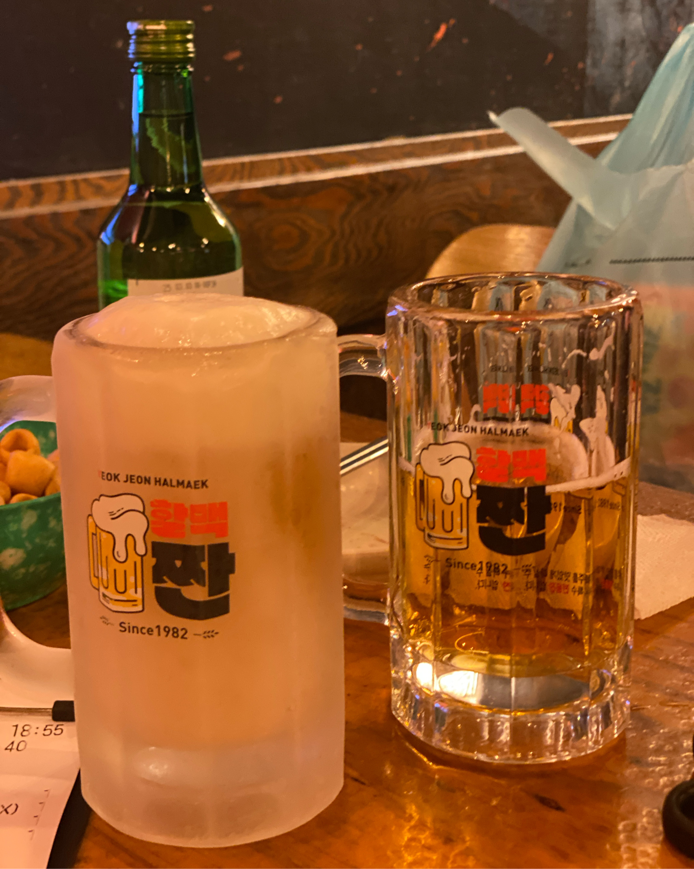 안와본 사이 묘하게 맥주가격이 올랐네여,, - 천호동 맛집 역전할머니맥주 천호점