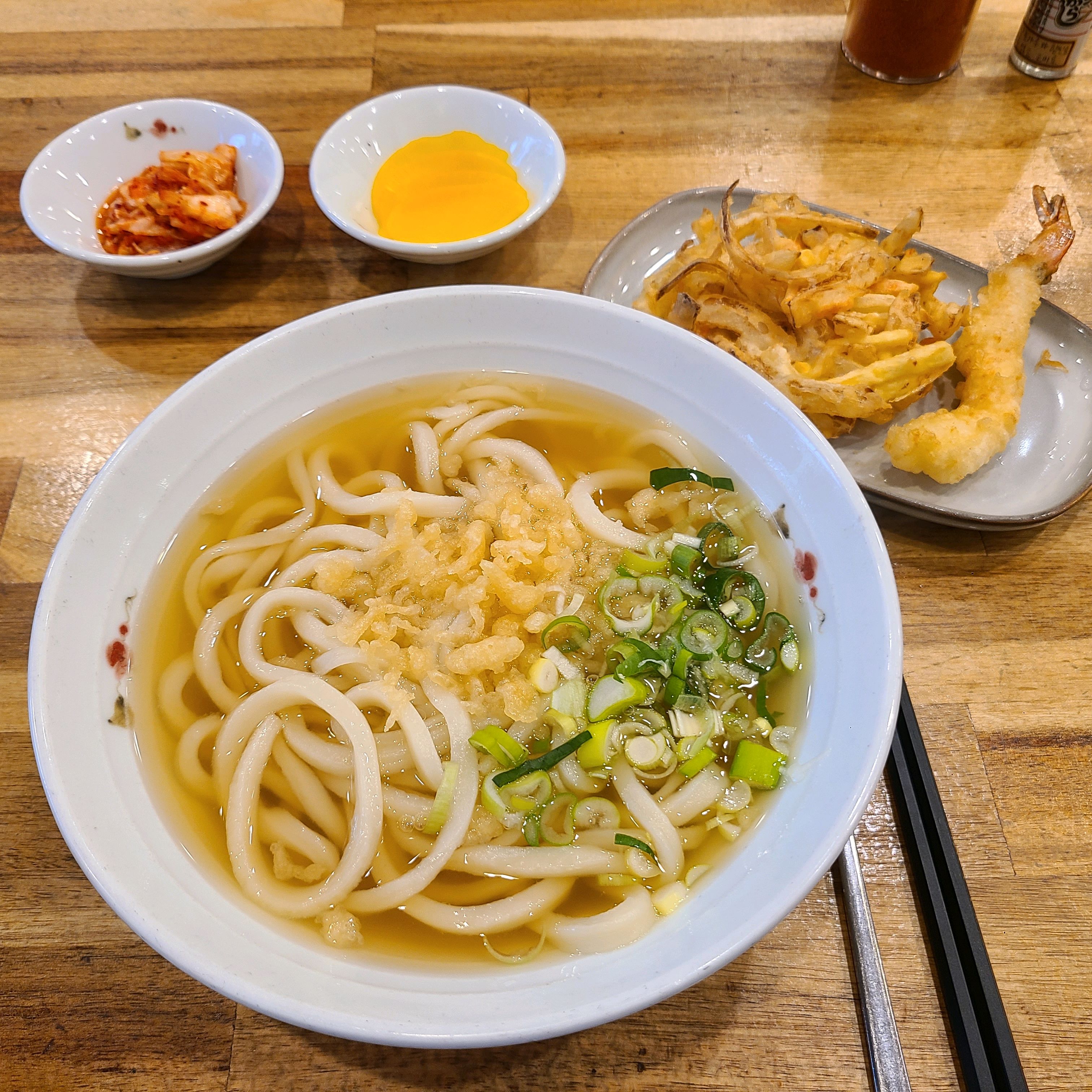 텐뿌라우동이 맛있었다. 냉우동도 기대 - 대전 맛집 토미야