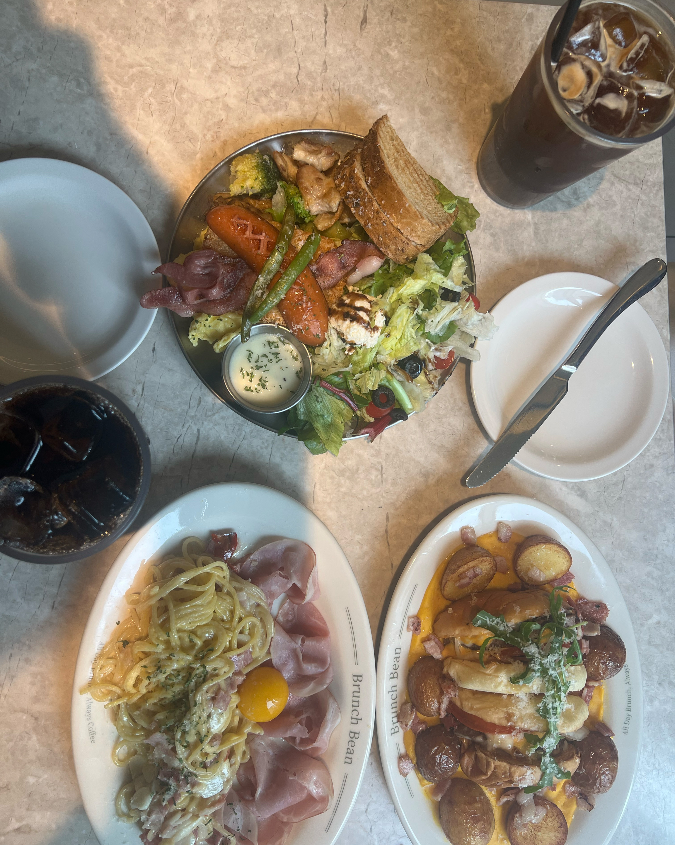 셑트메뉴 강추 어떤음식을 시켜도 맛있어요 - 구월동 맛집 브런치빈 구월점