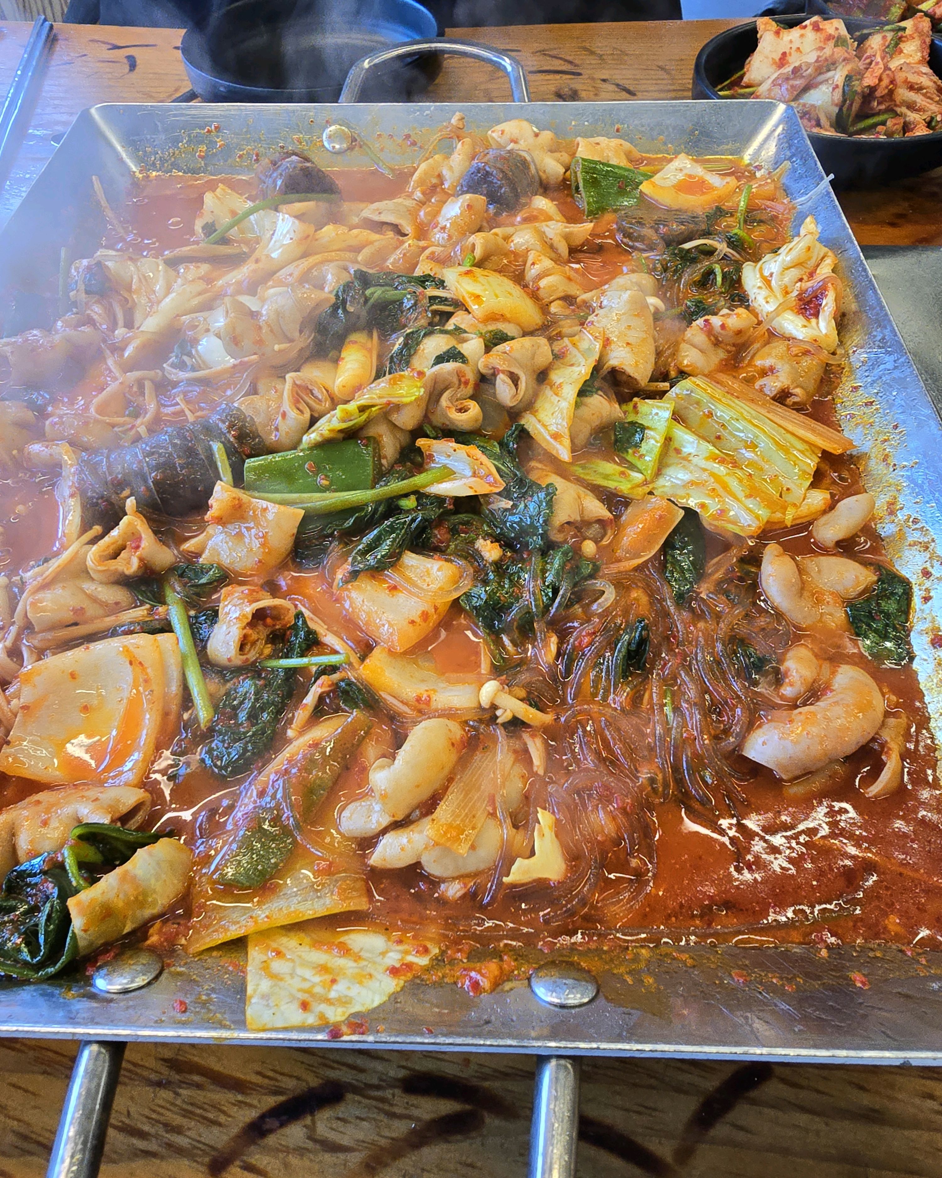 내장볶음에 순대 소짜 먹었는데 배불러요 - 대전 맛집 농민순대