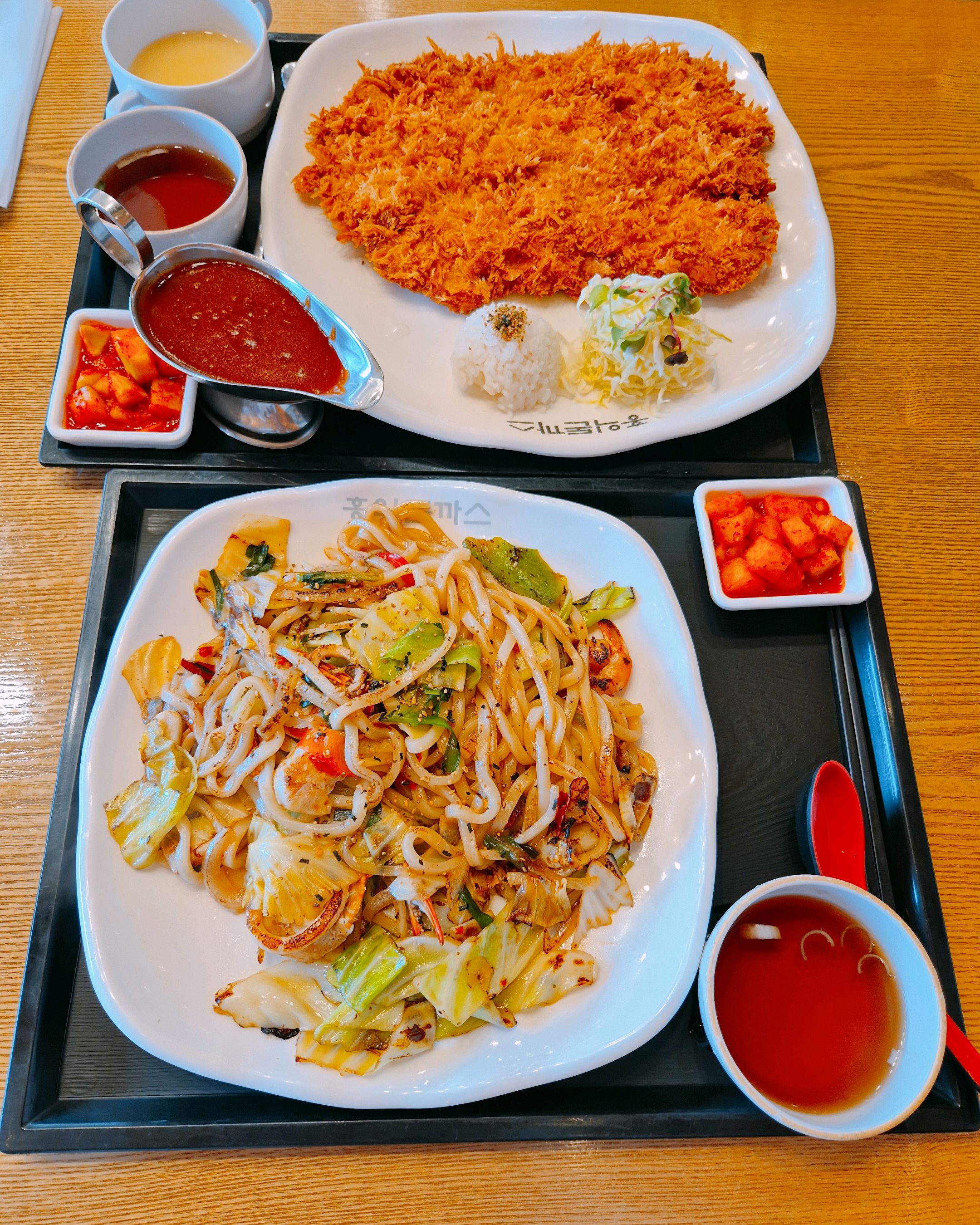 쌍용동만 가보고 온양점은 처음인데 넘 맛있네요! - 온양온천 맛집 홍익돈까스 온양온천점