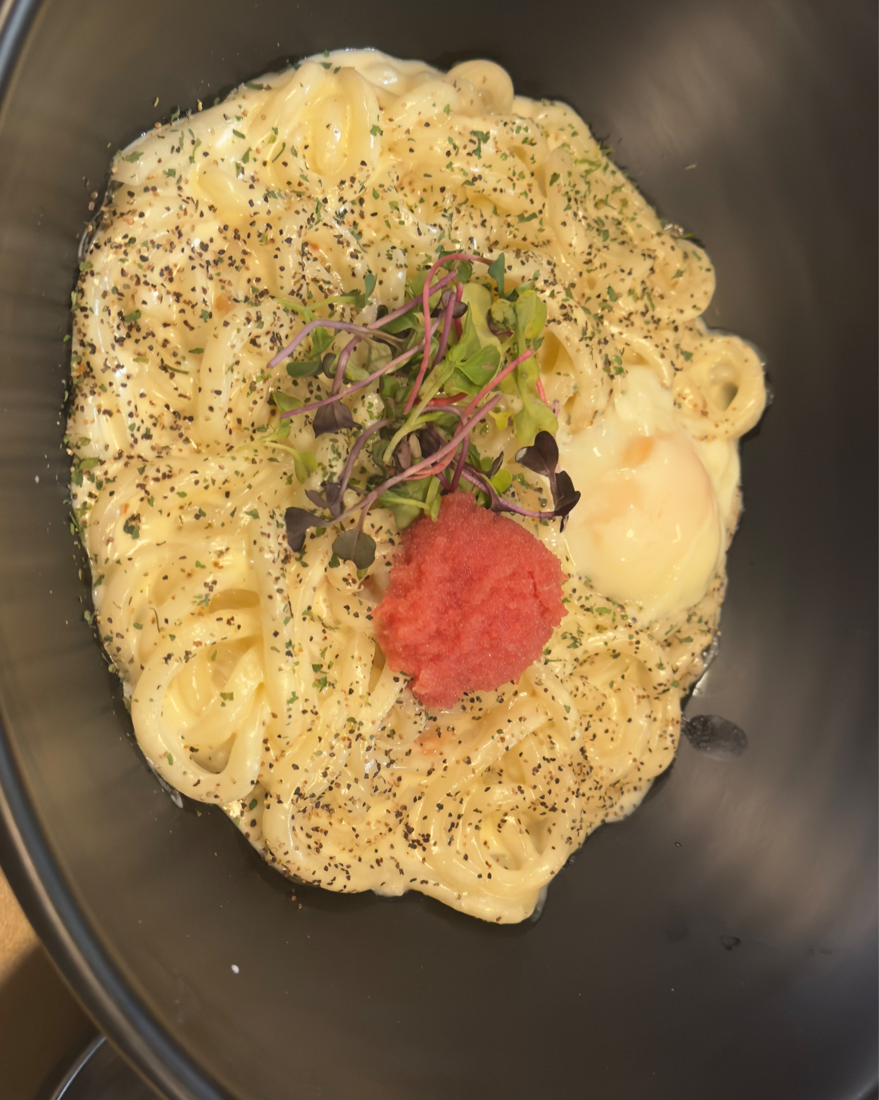 이전에 돈까스 맛있어서 명란크림파스타도 먹으러왔어요~!맛있습니다! - 불당동 맛집 긴자료코 천안신불당점