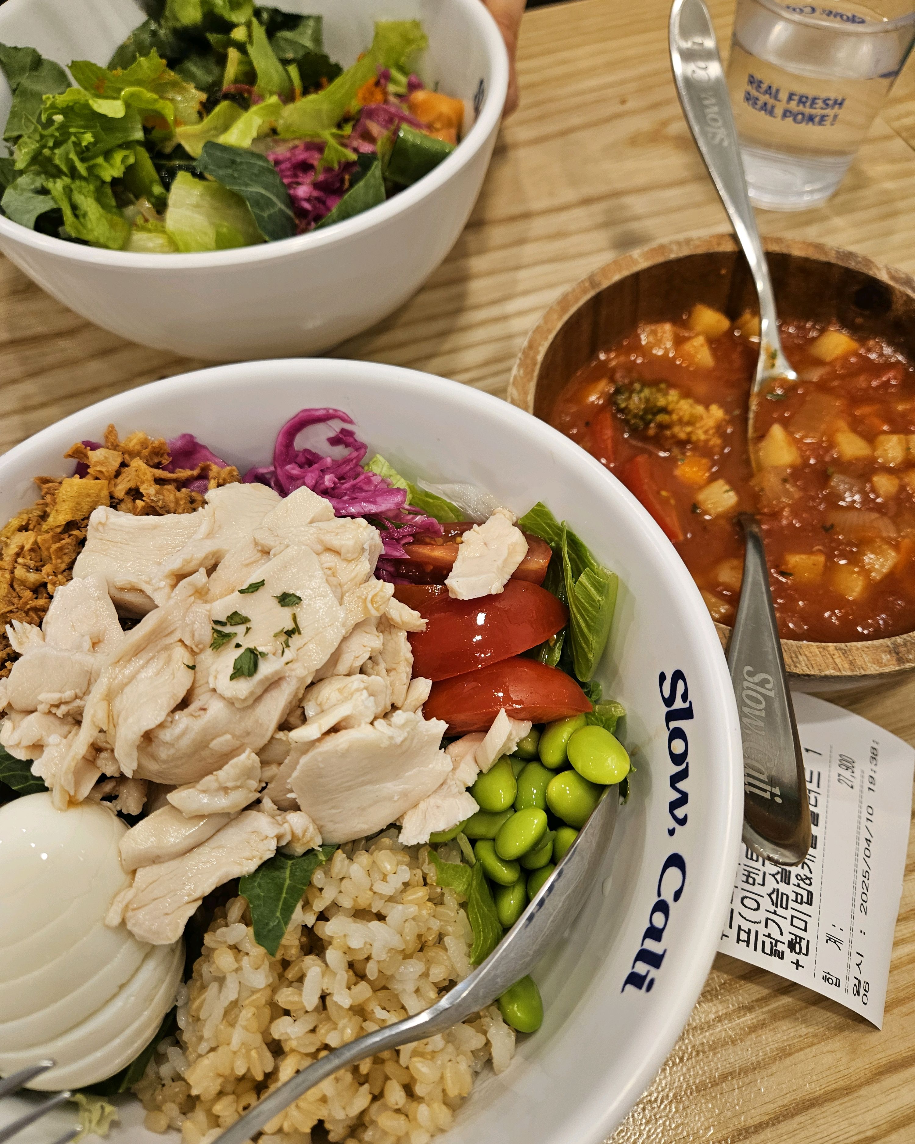 오리역 맛집 슬로우캘리 오리역점 포케 샐러드&그릴 내돈내산 감동리뷰