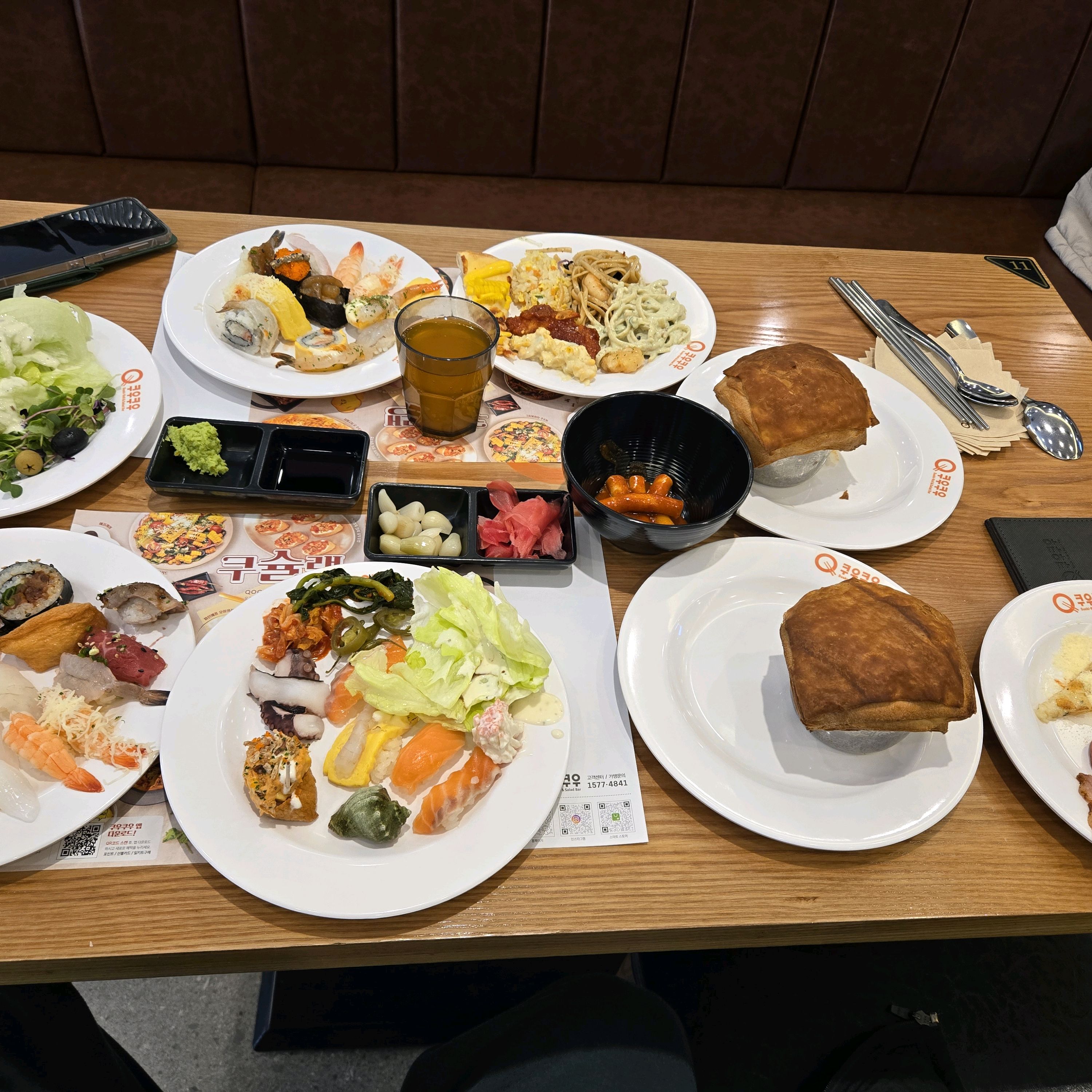 여전히 가성비 좋고 초밥 퀄도 단가에 비해좋고 자주갑니다 - 대구 서구 맛집 쿠우쿠우 대구서구점